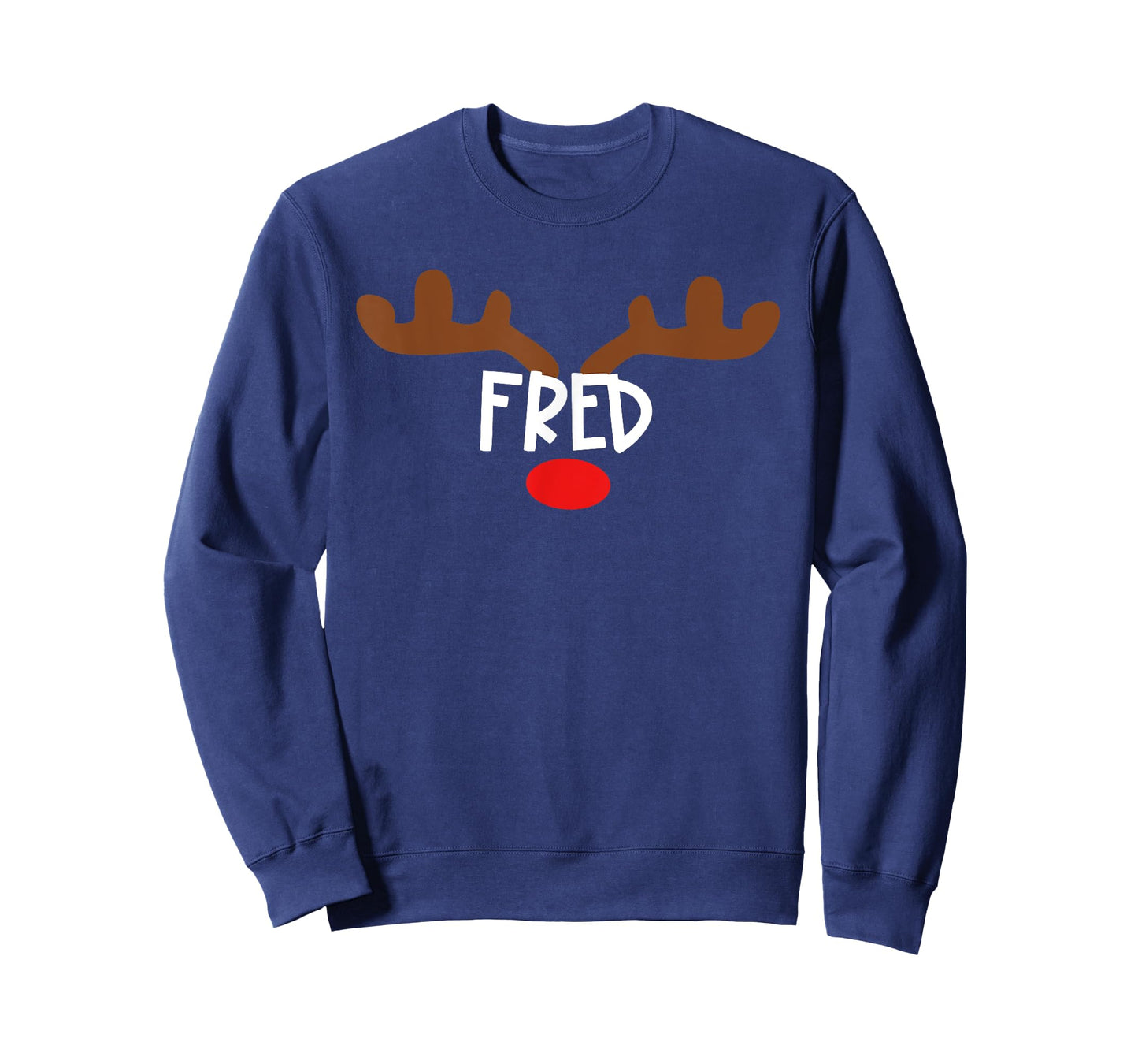 Fred Reindeer Antlers - Funny Christmas Gift T-Shirt