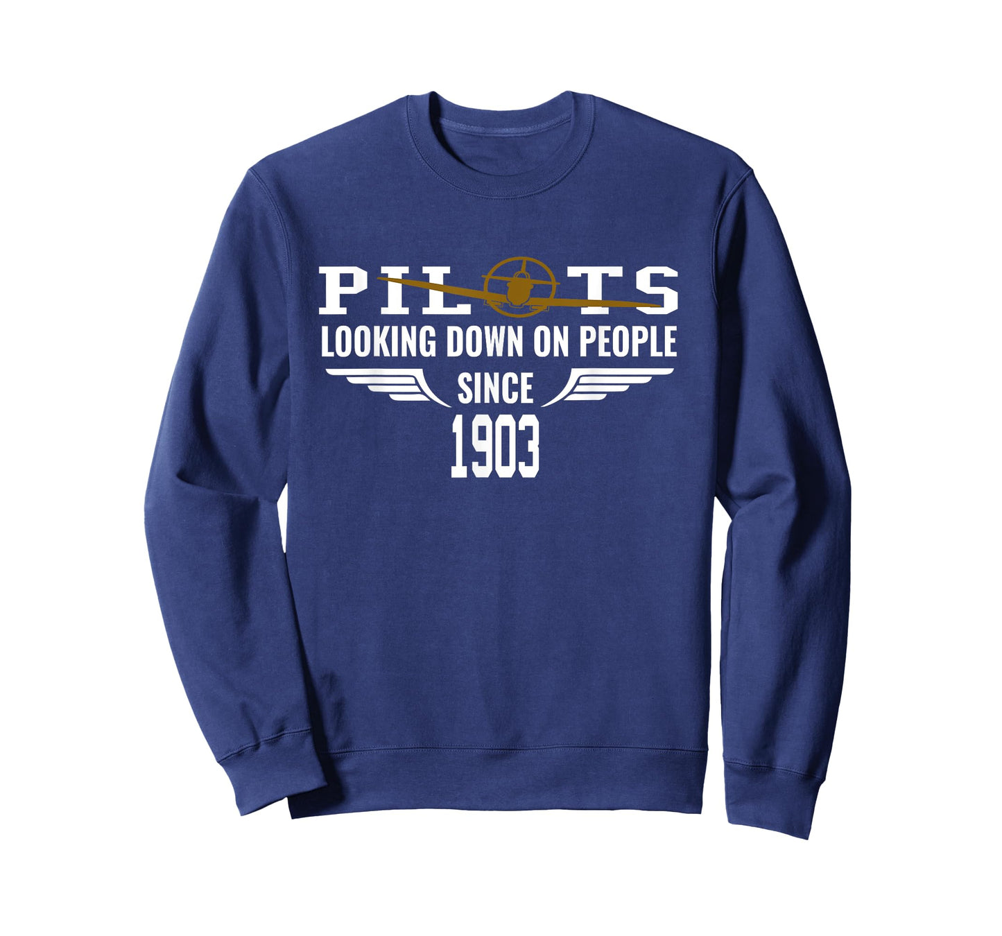 Airplane Pilot T-Shirt Looking Down On People Since 1903 Tee T-Shirt