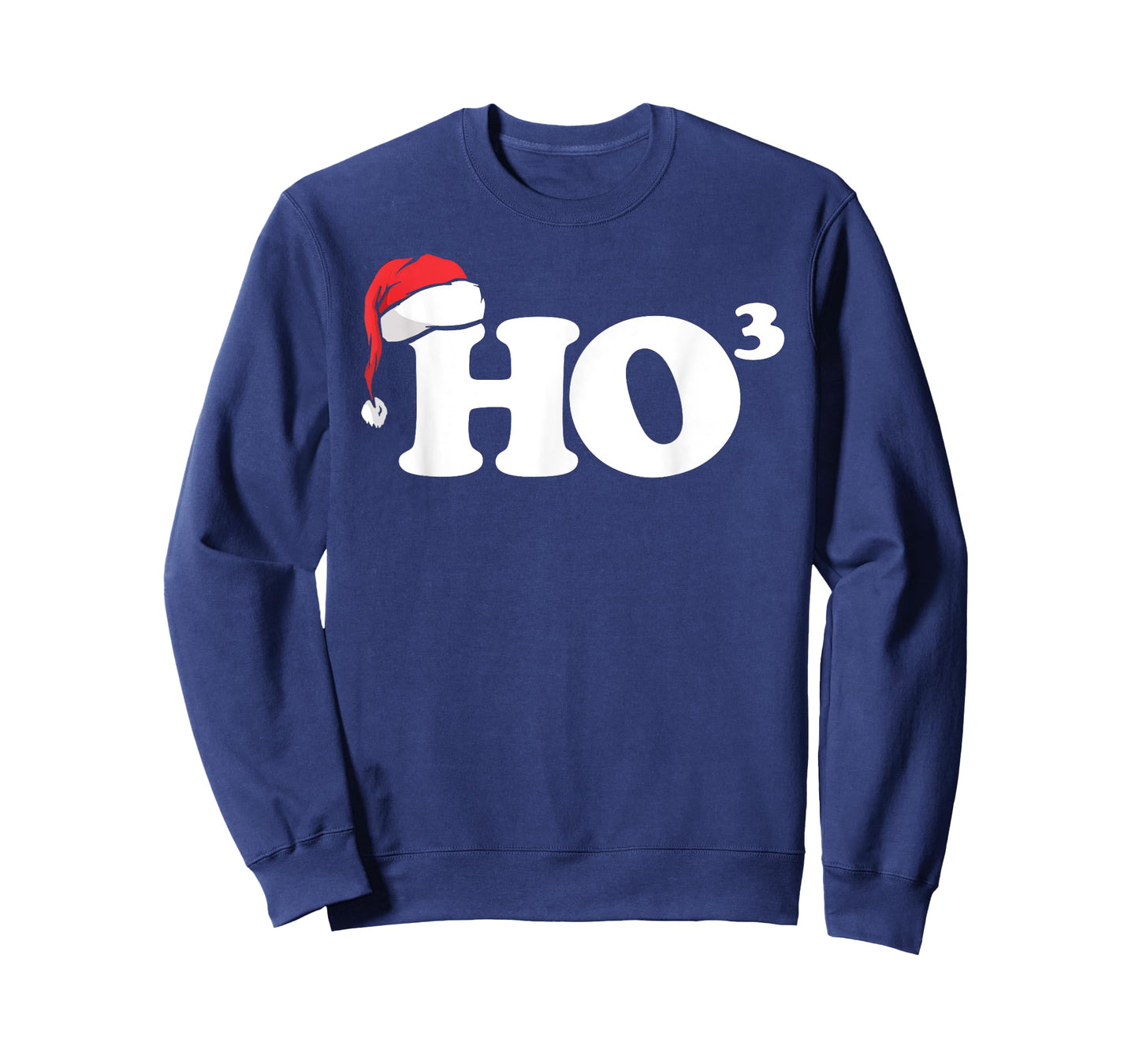 Ho cubbed funny Ho to the power three ho ho ho Christmas T-Shirt