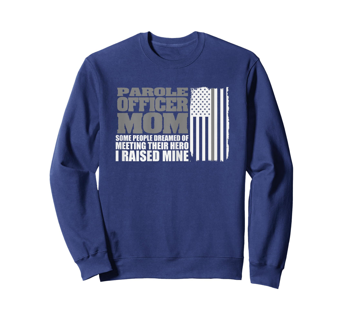 Womens Parole Officer Mom Shirt Parole Officer Gift Flag T-Shirt