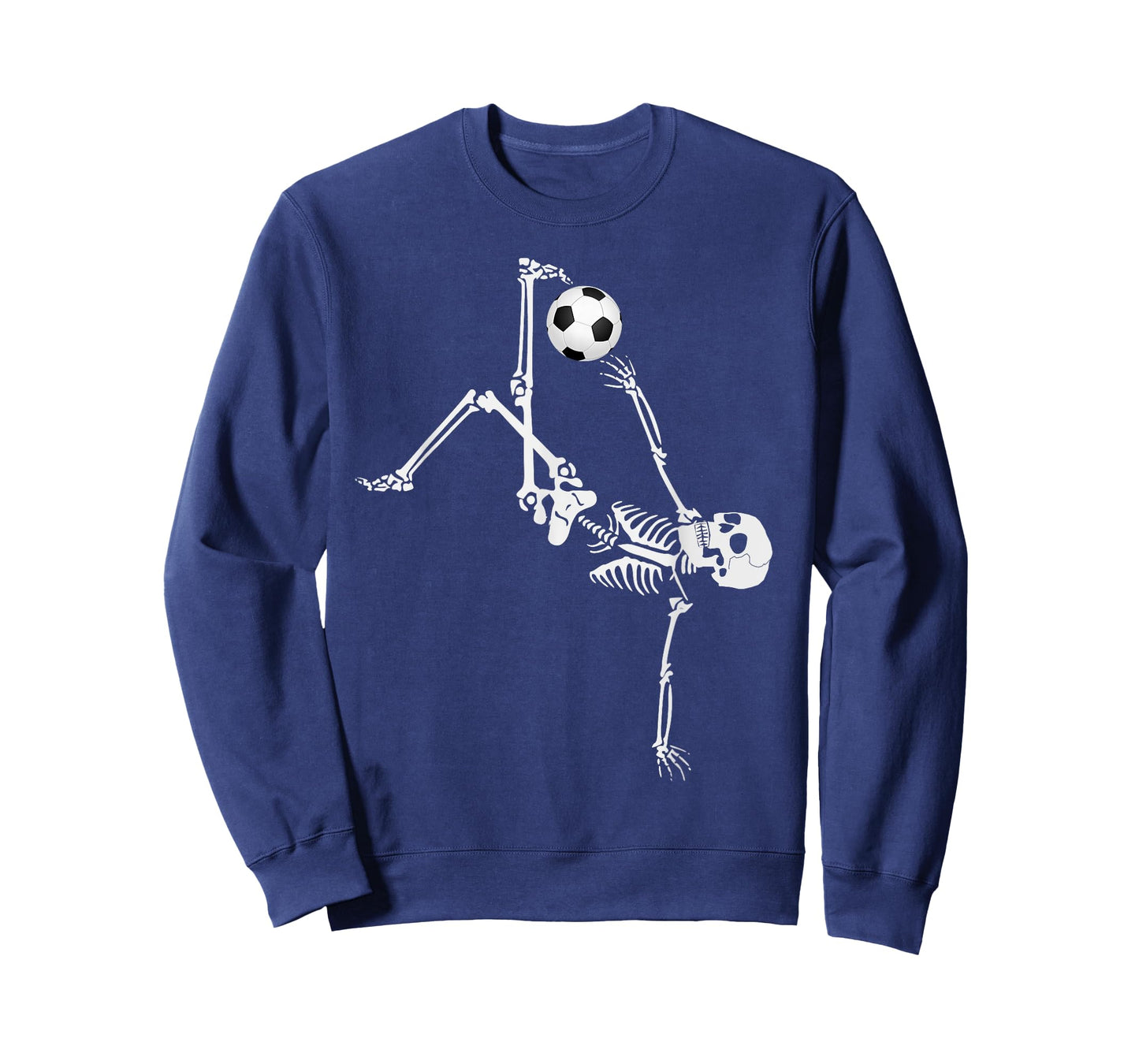 Soccer Skeleton Halloween Soccer Bicycle Kick T-Shirt