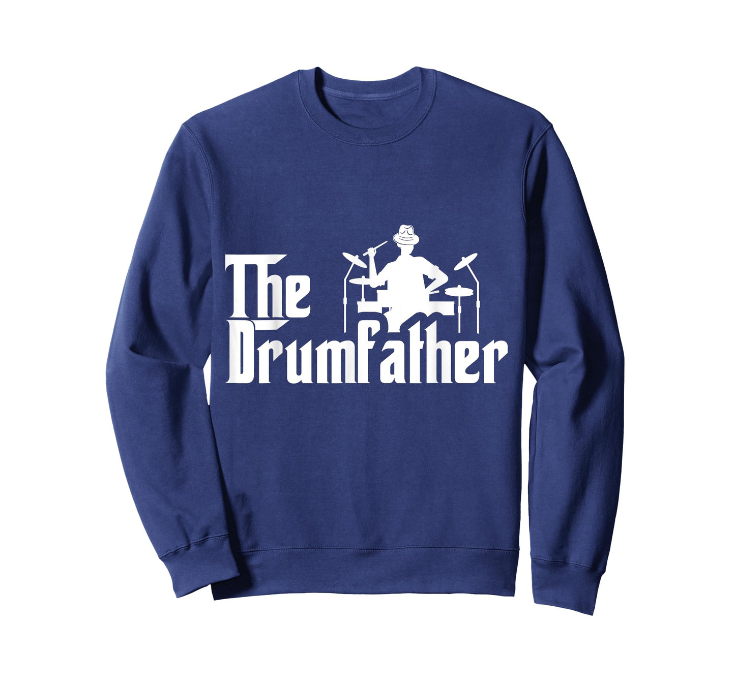 Husband Dad Drummer Funny Drumfather Fathers Gifts Drums T-Shirt
