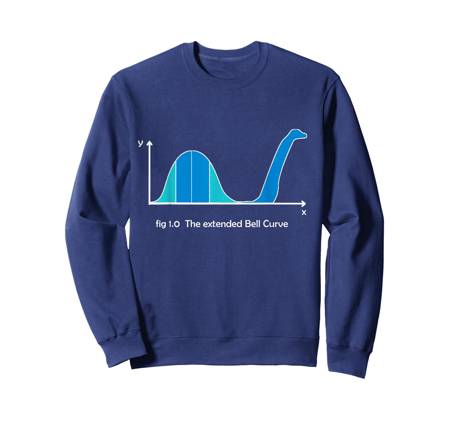 Statistics Normal Distribution Bell Curve Math Pun T-Shirt