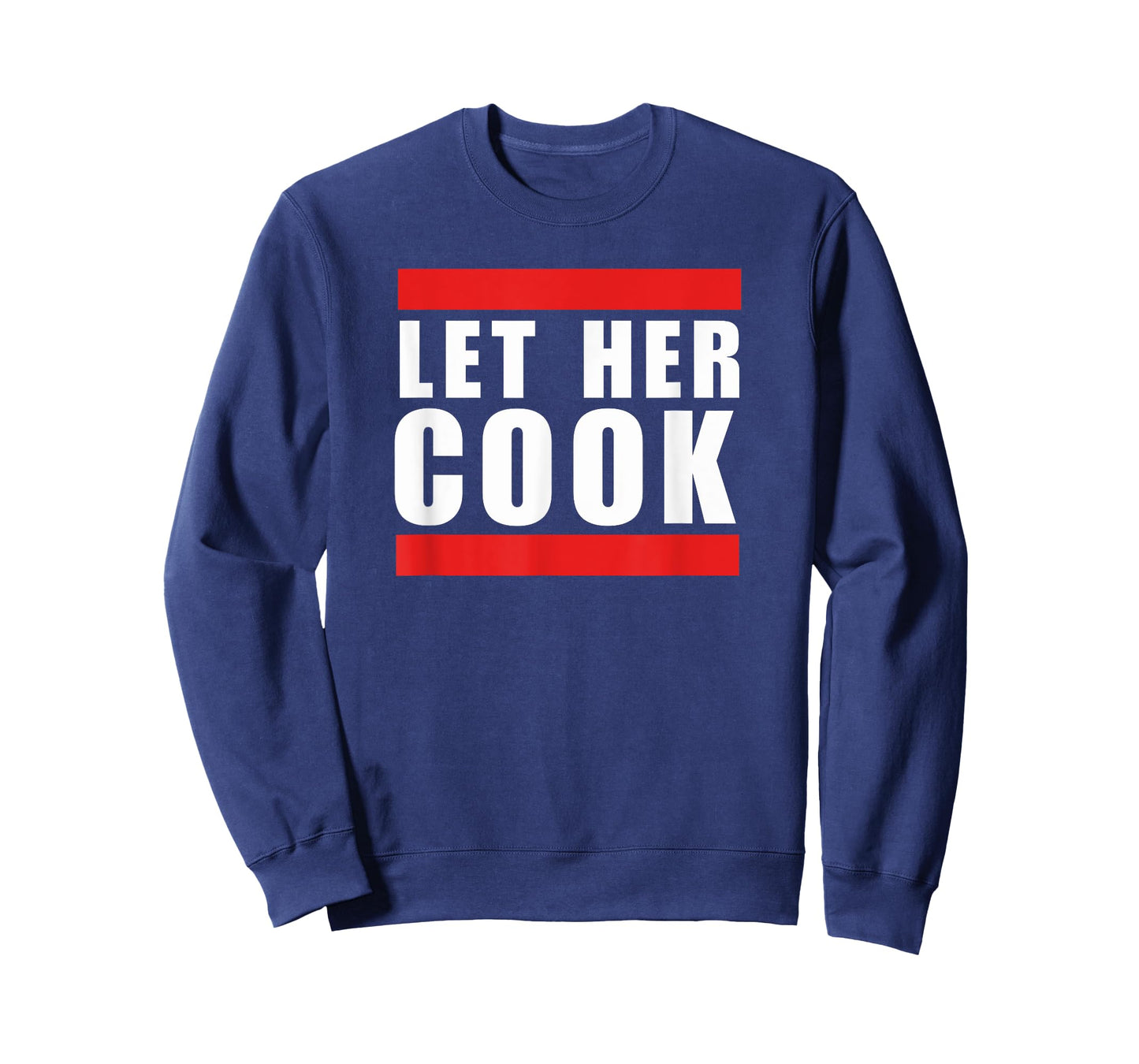 Cool Let her cook funny saying meme thanksgiving humor T-Shirt