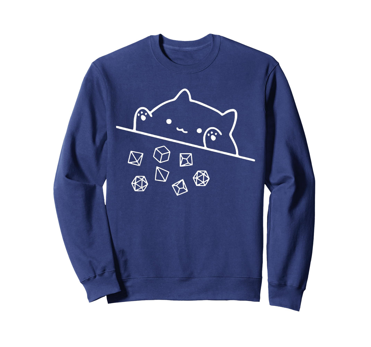 Funny Cat Throwing Dice, Cat Lover Men Women Kids T-Shirt