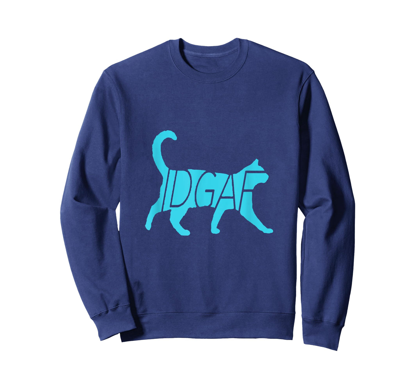 IDGAF Funny Cat T-Shirt Mens & Womens Sizes