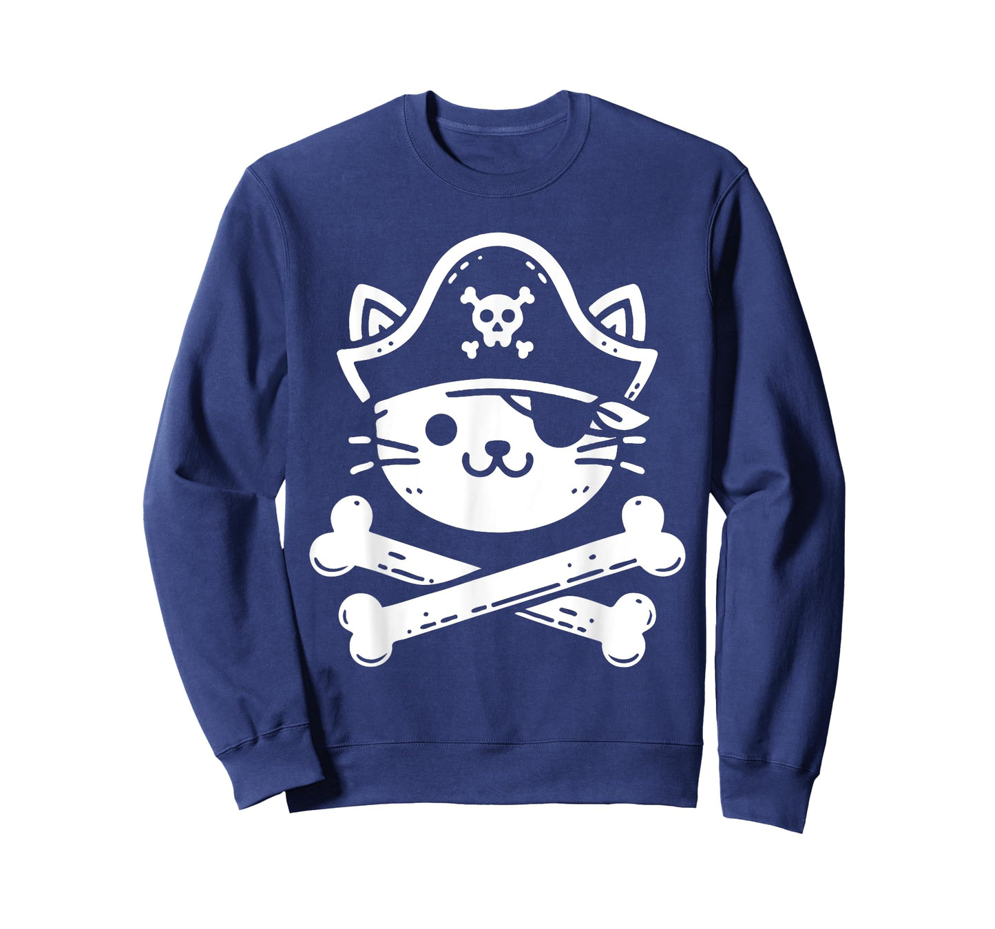 Pirate Cat Crossbones Cat Lover Cats Kitten Owner T-Shirt