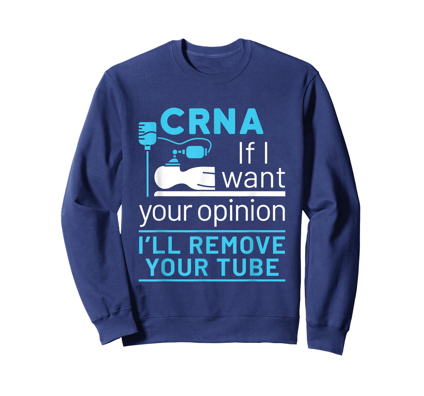 CRNA Nurse Anesthetist Appreciation Funny Anesthesia Tube T-Shirt
