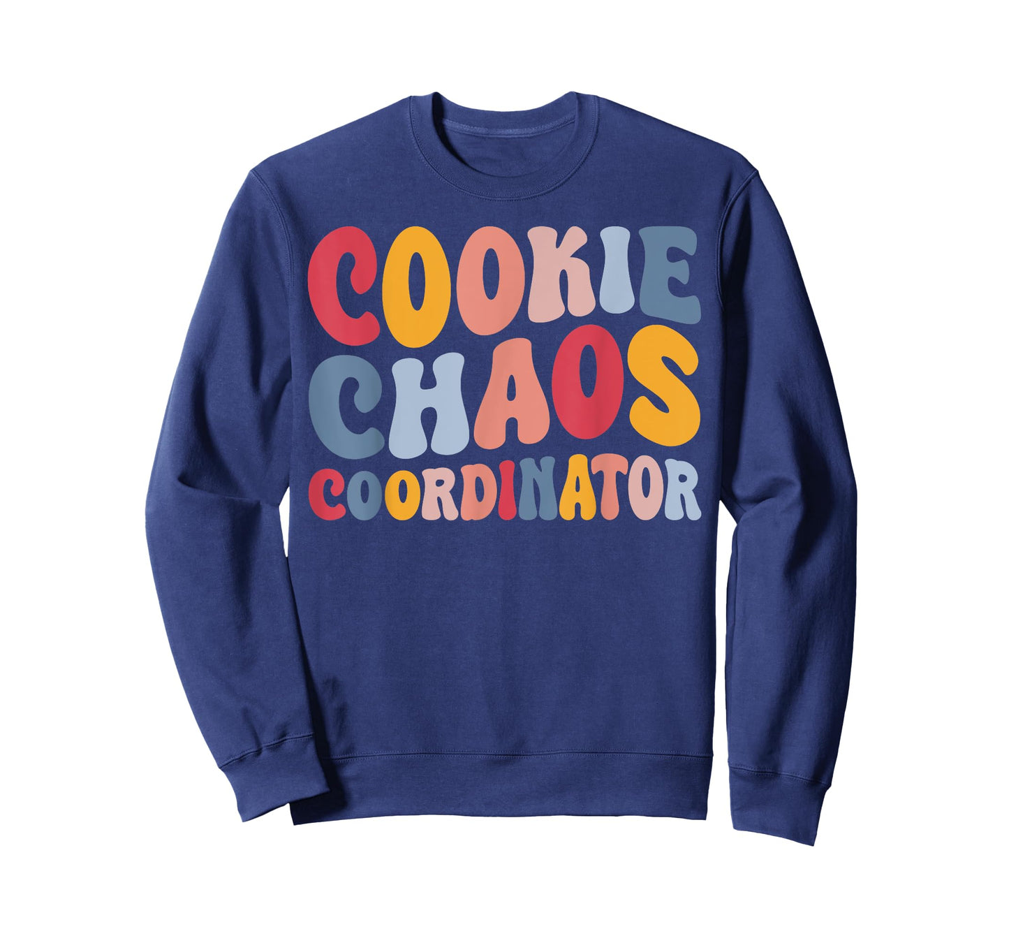 Cookie Chaos Coordinator Whimsical Fun Text Baking Family T-Shirt