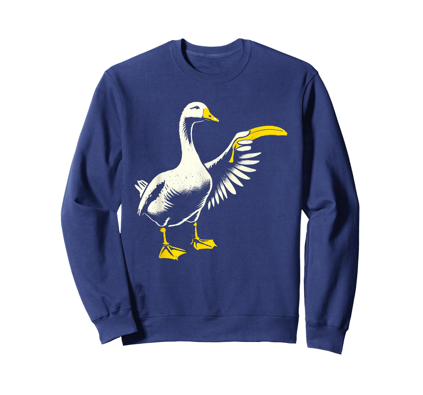 Silly Goose with Banana Meme Novelty Funny Goose T-Shirt