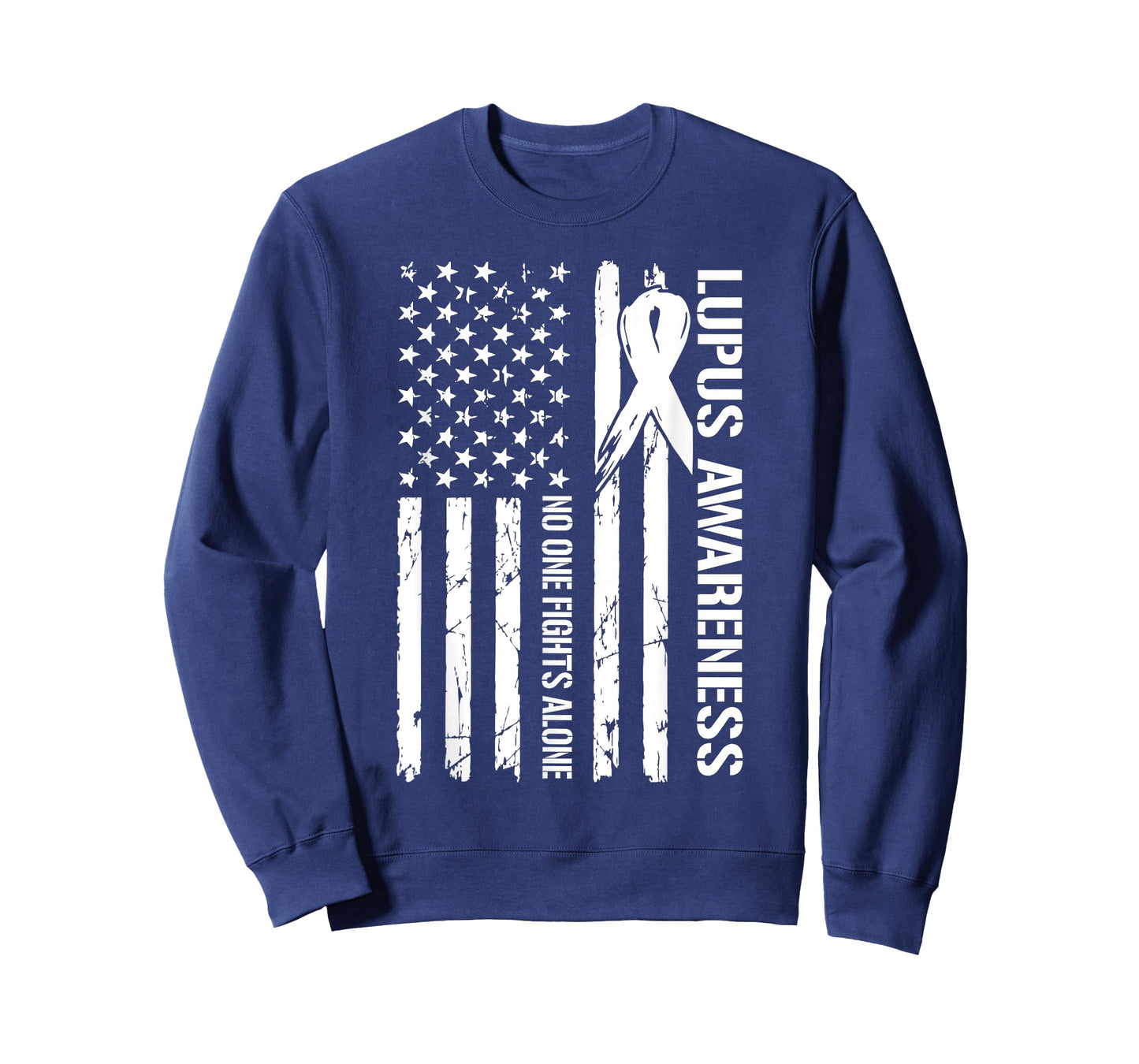American Flag Lupus Systemic Lupus Erythematosus Awareness T-Shirt