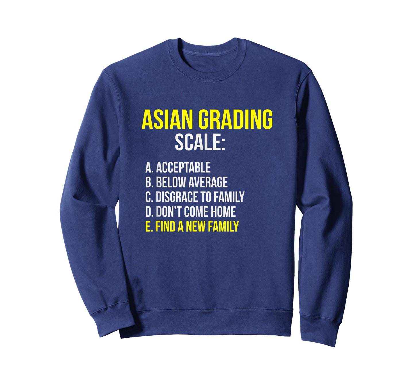 Asian Grades Career Student Funny Tiger Parenting T-Shirt