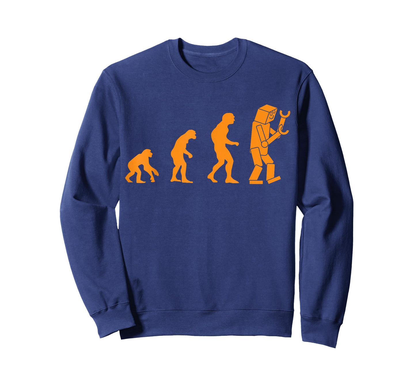 Funny Nerdy Robot Evolution Computer Robotics Geek Gift T-Shirt