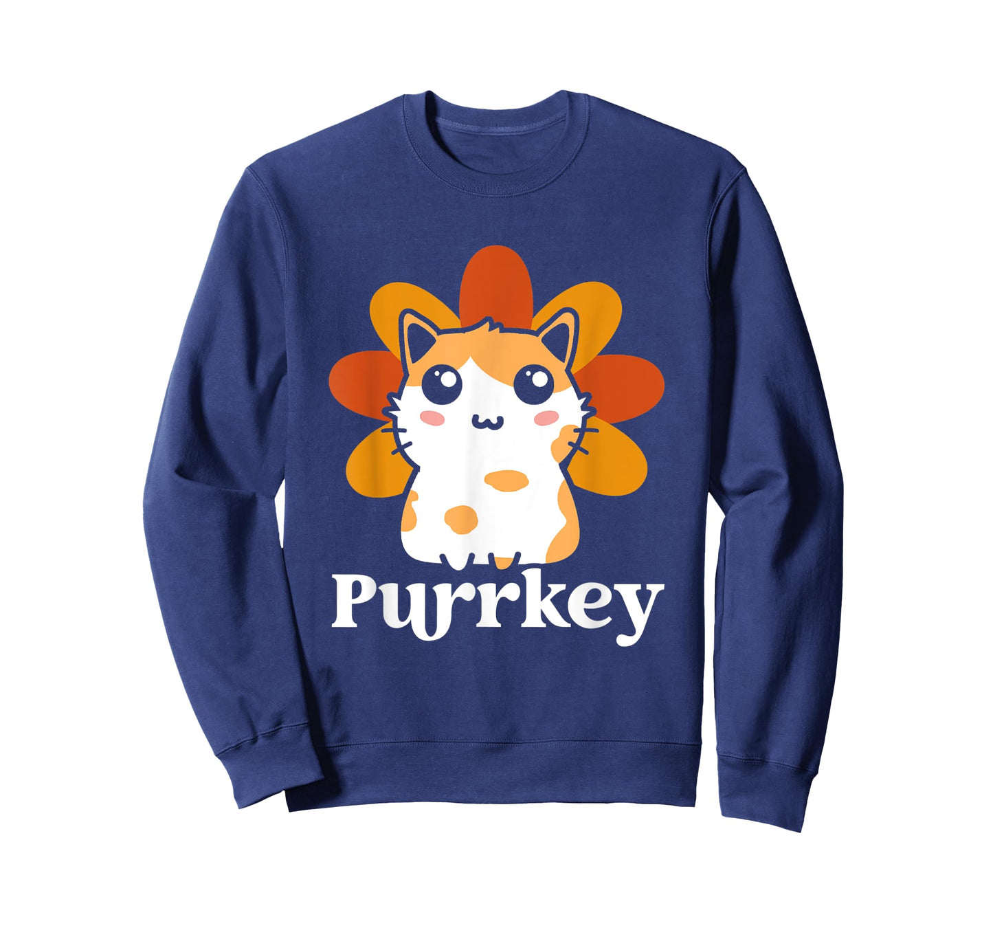 Funny Purrkey | Cat Turkey | Happy Thanksgiving T-Shirt