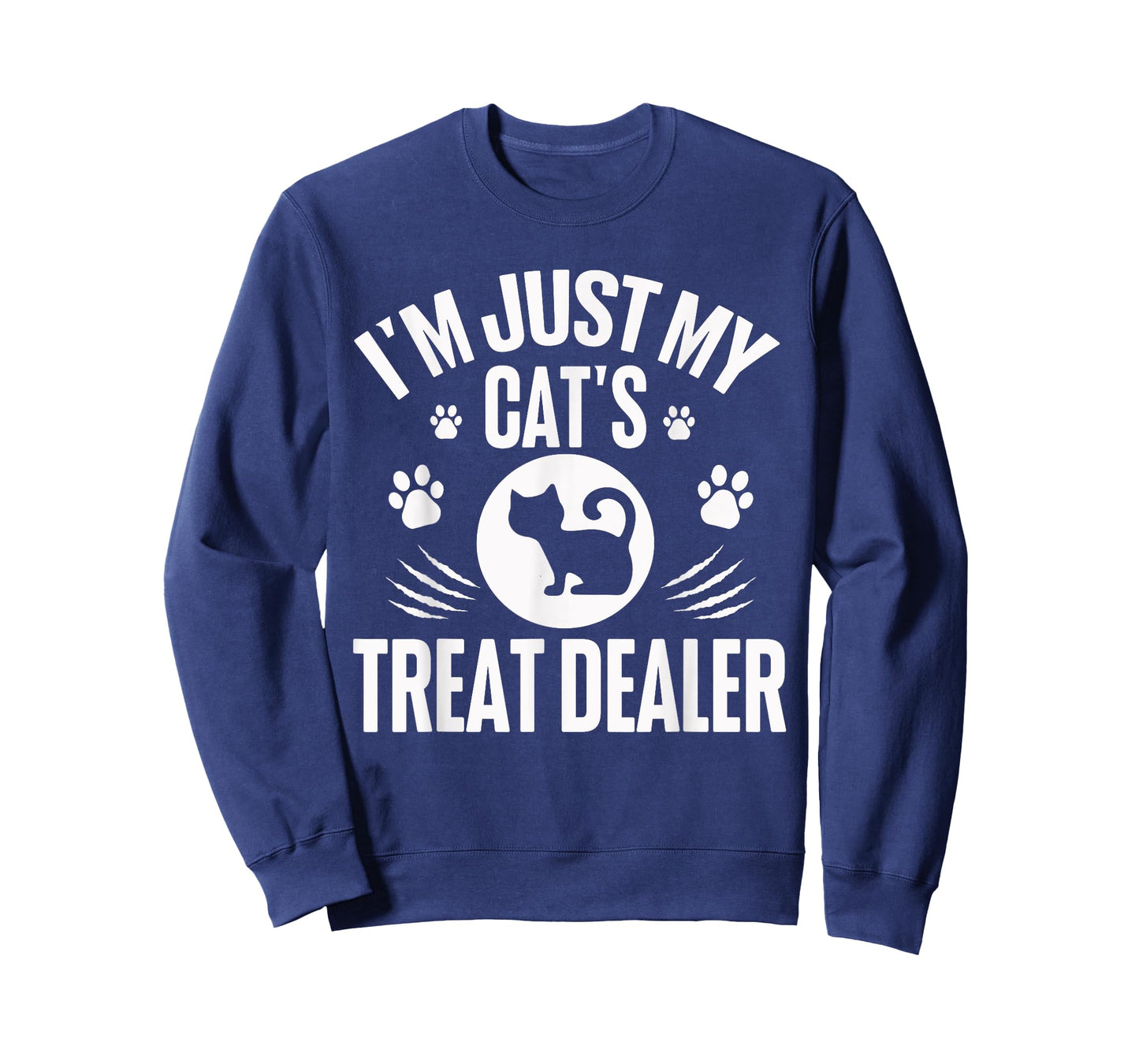 Funny I'm Just My Cat's Treat Dealer Shirt Funny Cat Lovers T-Shirt