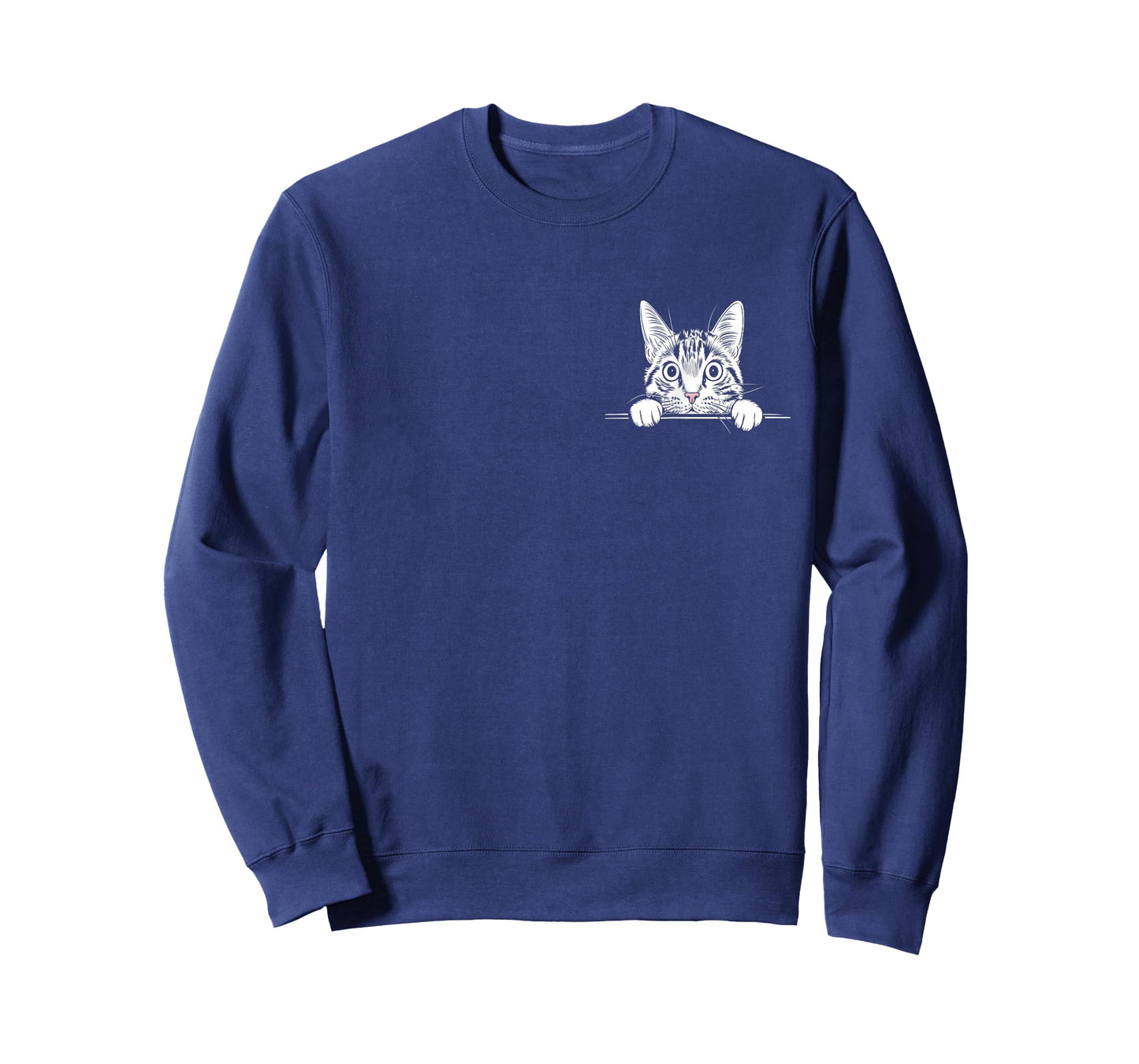 Cute Cat Peeking - Cat Pocket Design - For Cat Lovers T-Shirt