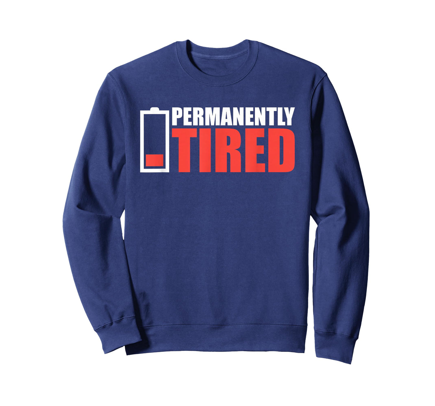 Permanently Tired Dad Sleeping Sleep Permanently Tired Low Battery T-Shirt