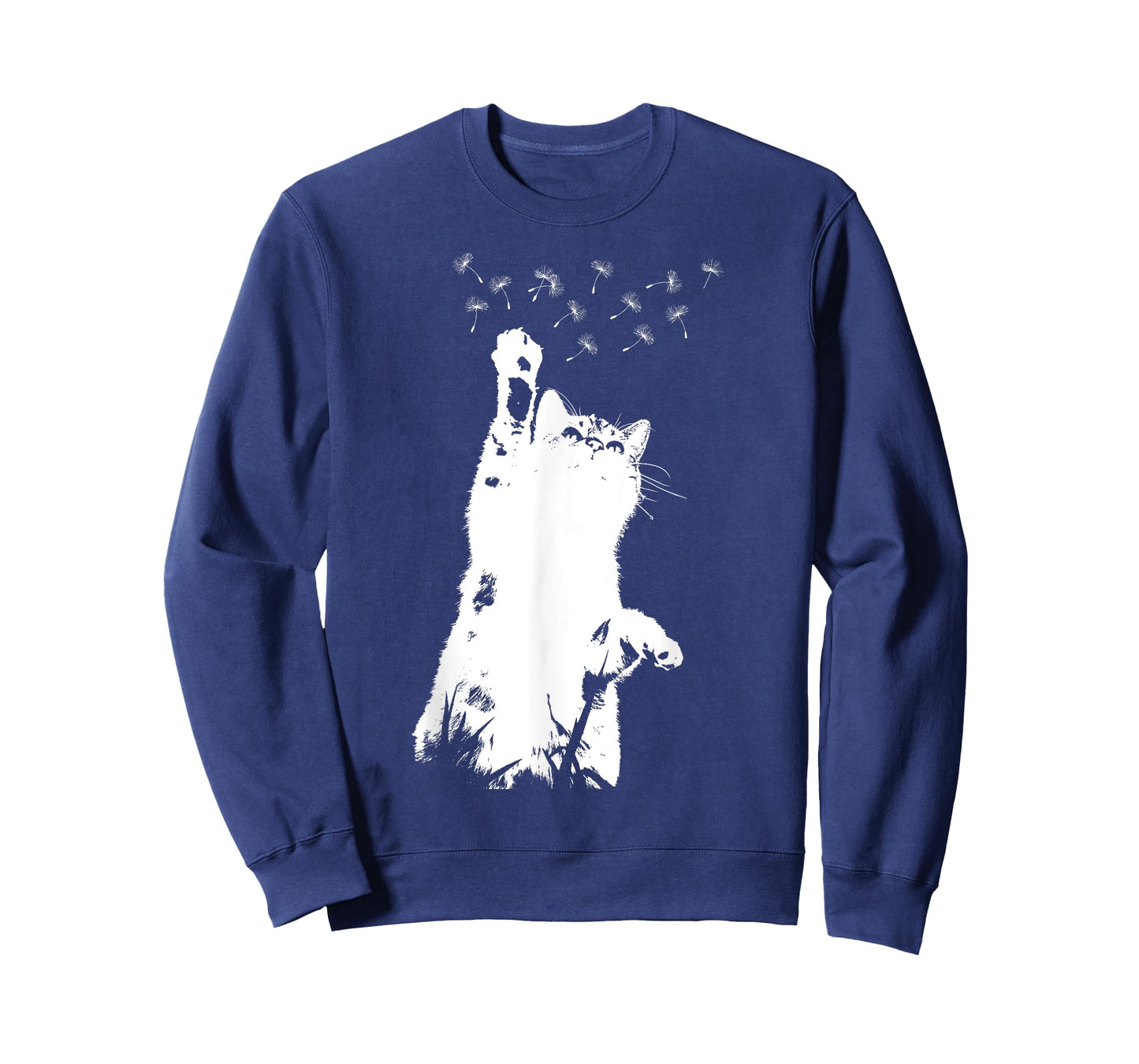 Cat Dandelion Beautiful Flower Motif Flowers Dandelion Lady T-Shirt