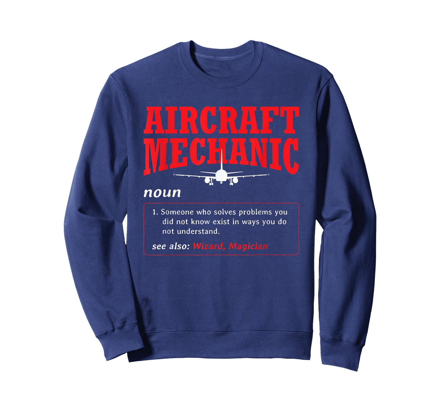 Aircraft Mechanic Definition Airplane Aircraft Mechanic T-Shirt