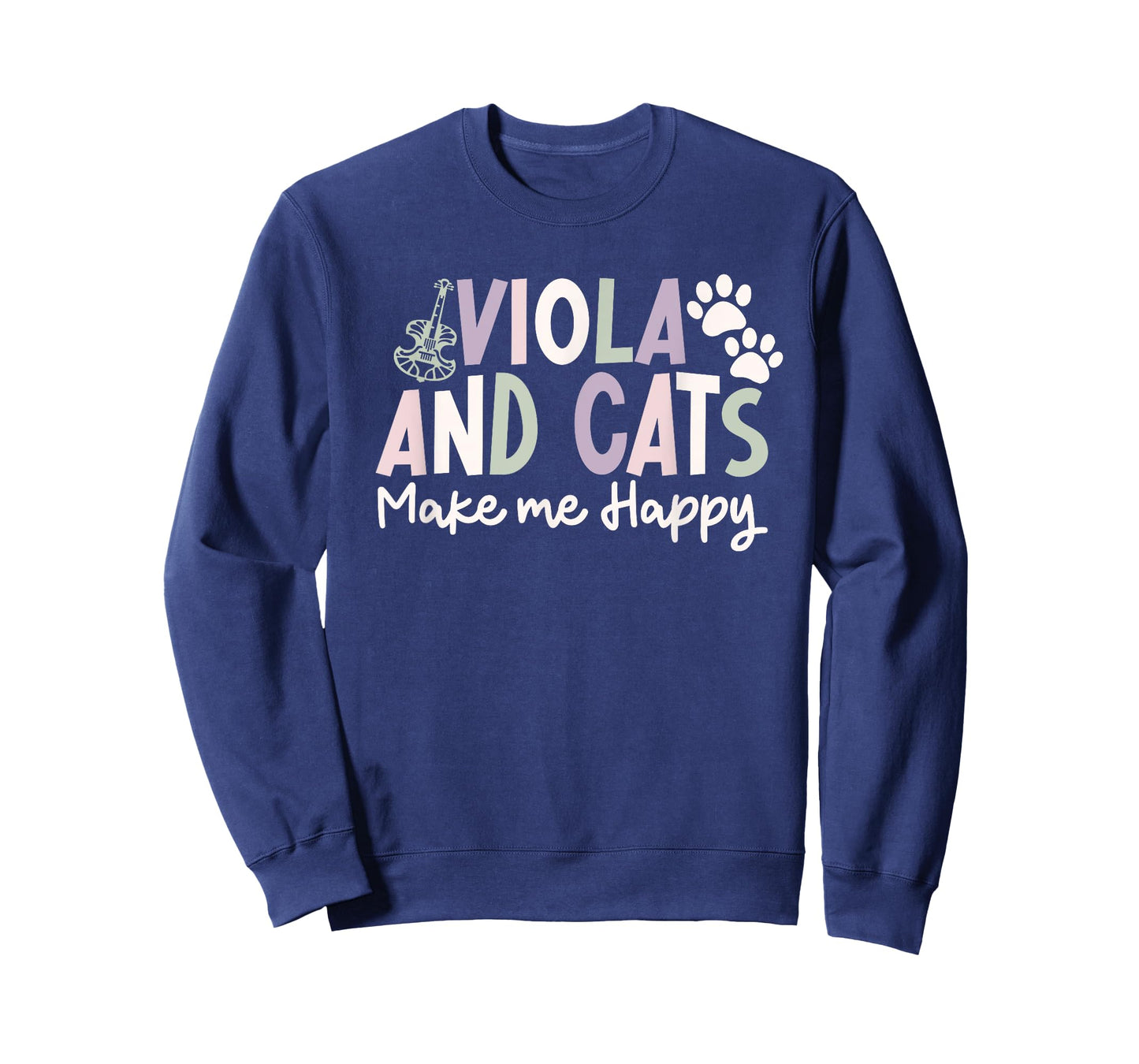 funny Viola And Cats lover saying funny viola cats fans T-Shirt