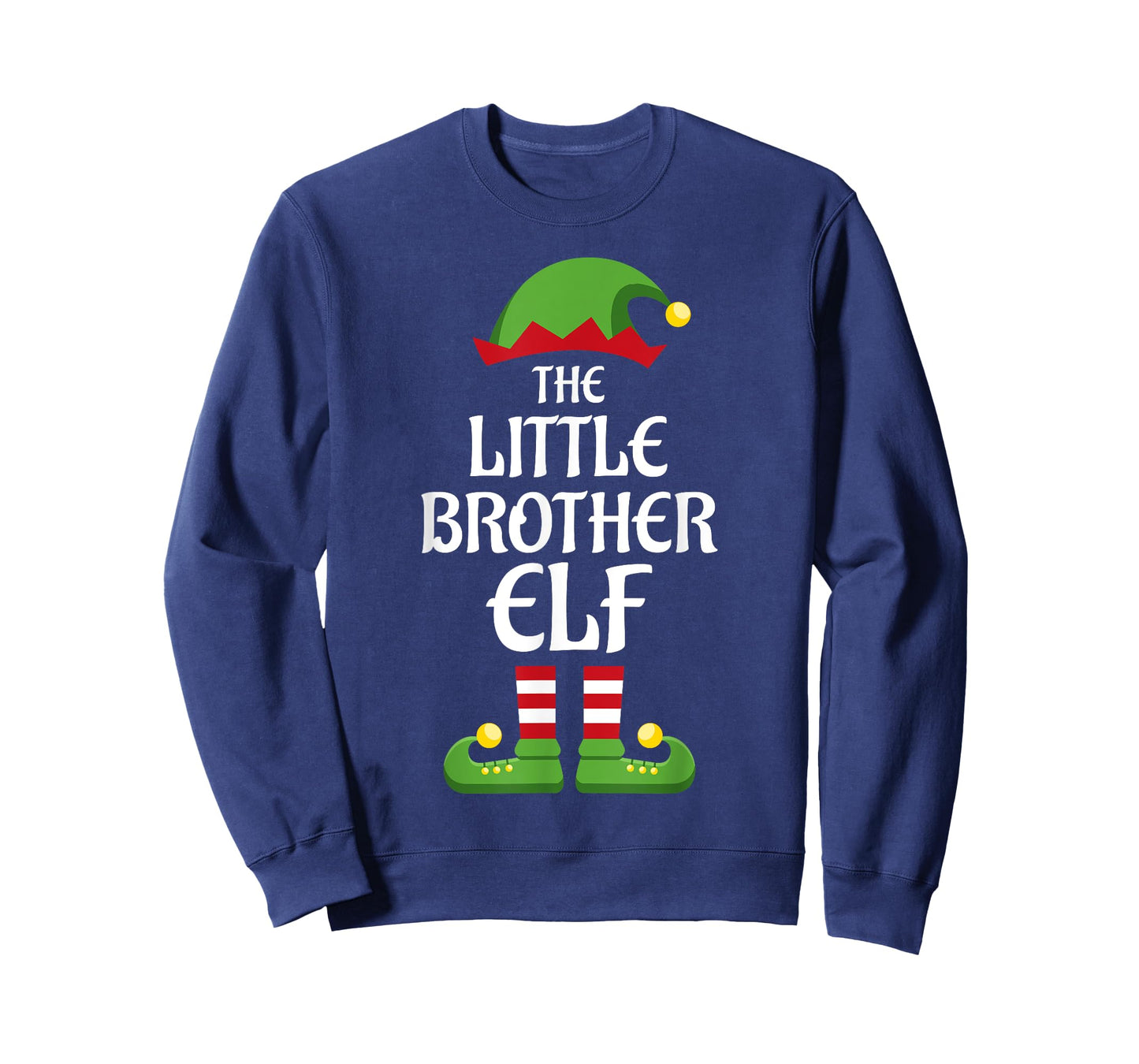 Little Brother Elf Family Matching Group Christmas T-Shirt