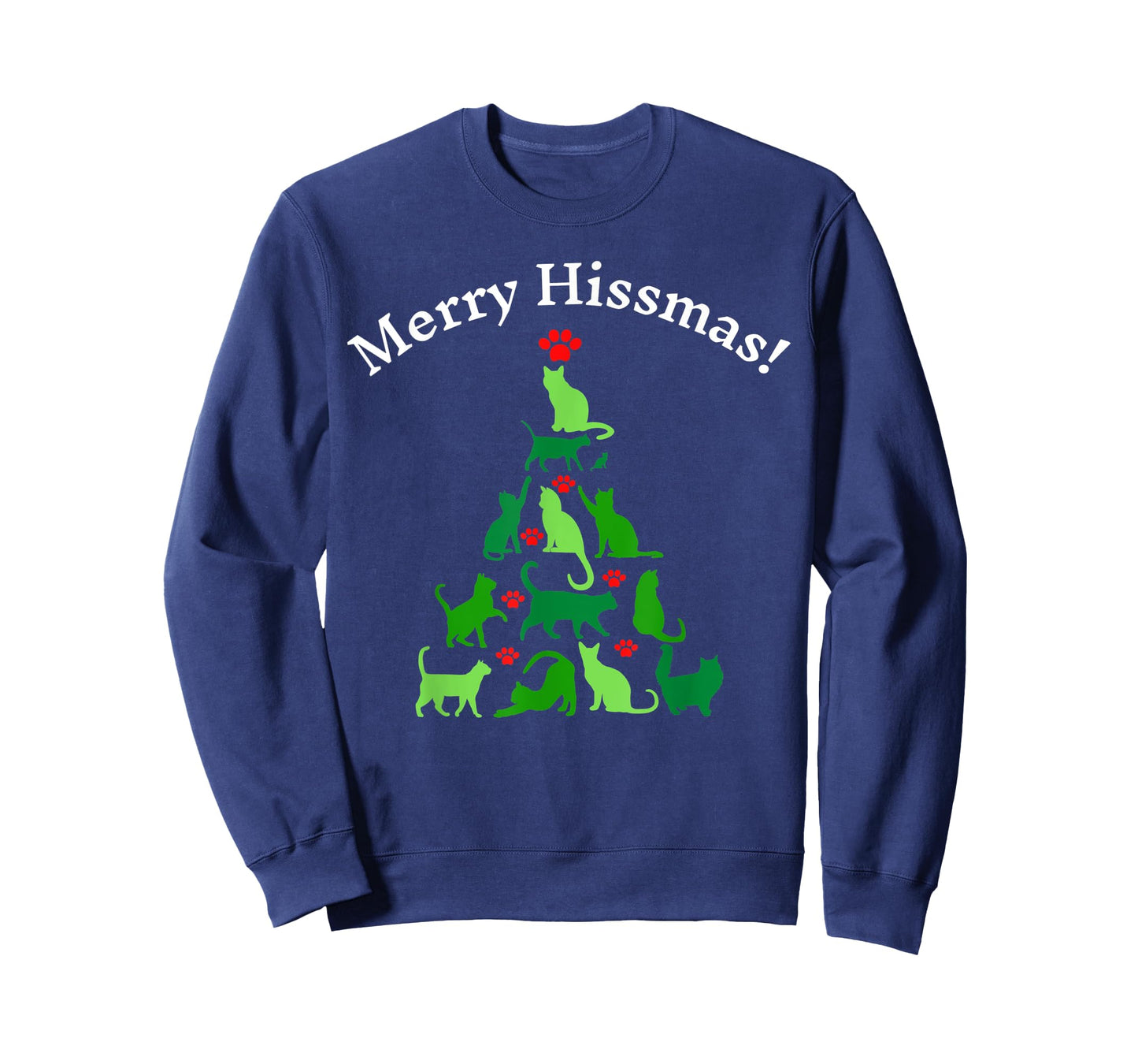Merry Hissmas - Cat Christmas Shirt - Christmas Cat Shirt T-Shirt