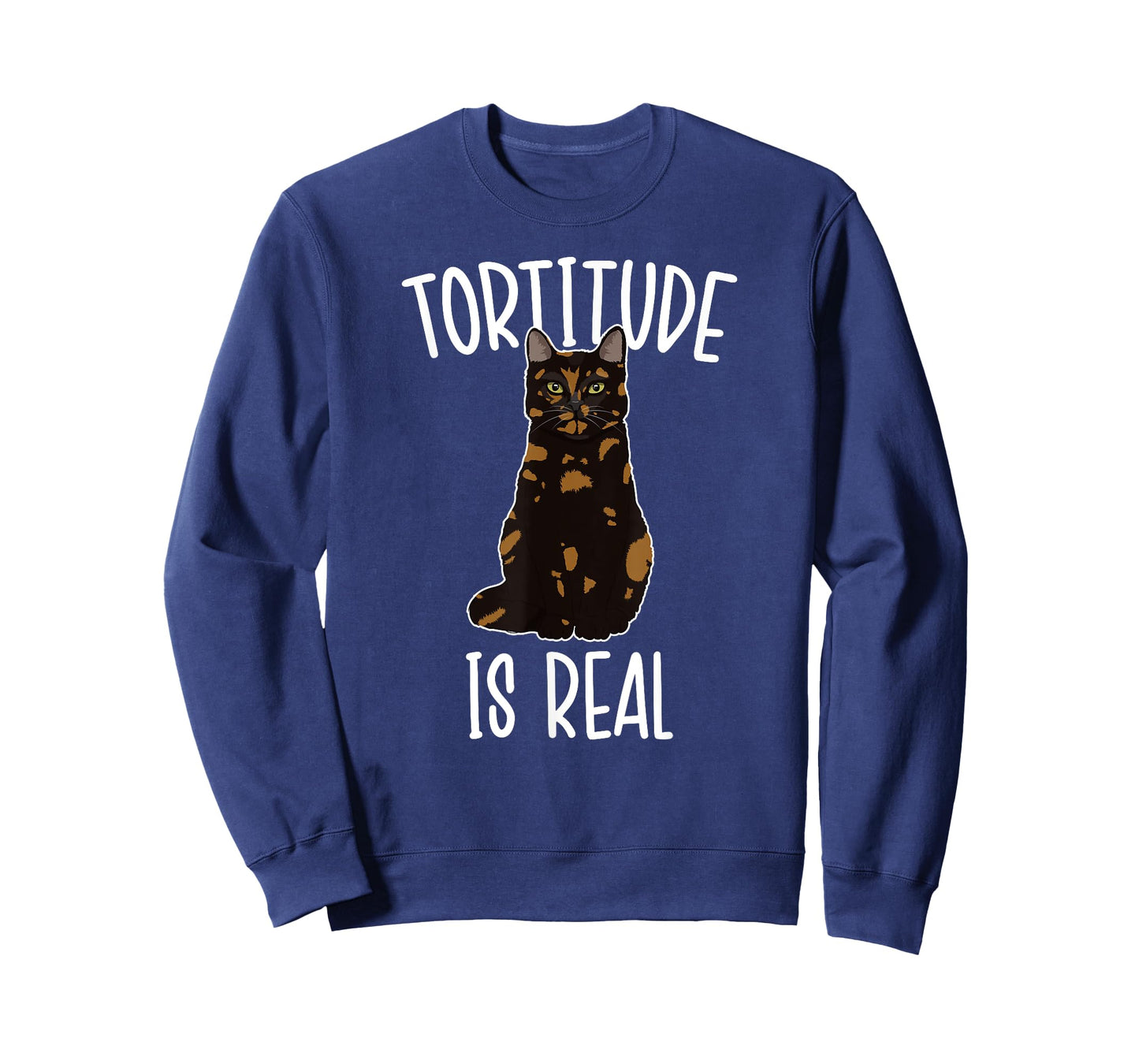 Tortitude Is Real Tortie Cat Owner Tortoiseshell Cat Lover Men Women Girls Kids T-Shirt