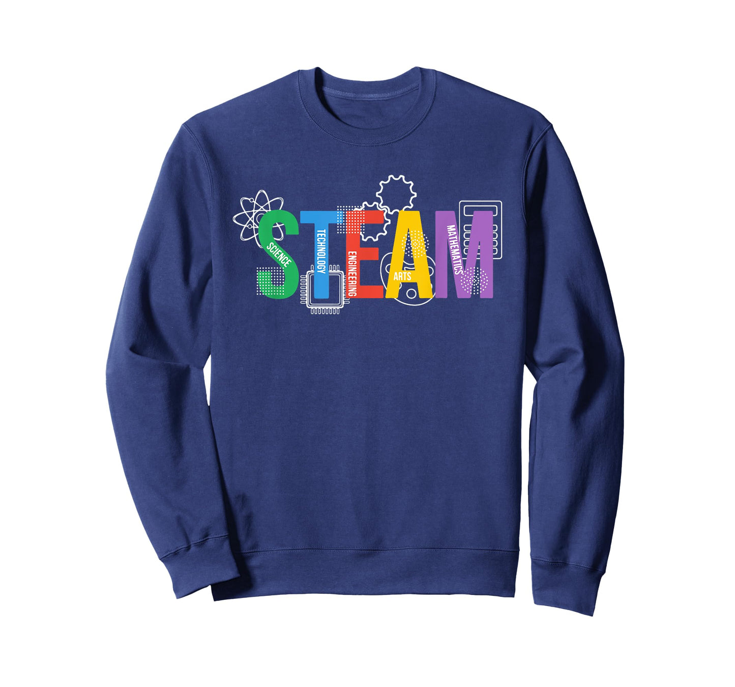 Colorful Steam Letters for Steam Program Teacher and Student T-Shirt