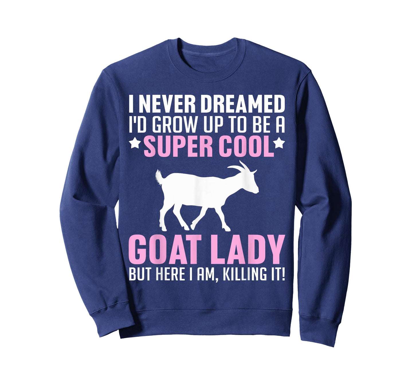 Cool Goat Design For Women Girls Farmer Farming Goat Lover T-Shirt