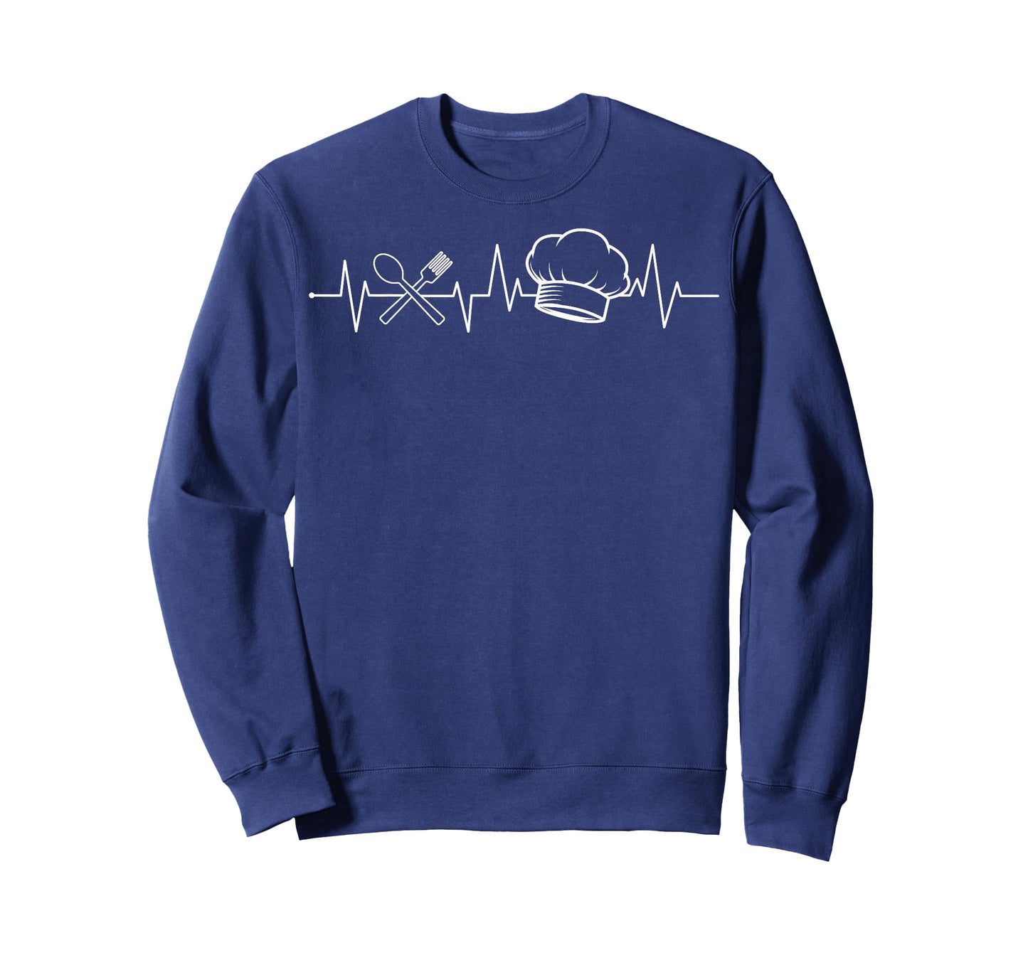 Chef Heartbeat Spoon Fork Culinary Cuisine Kitchen Cook T-Shirt