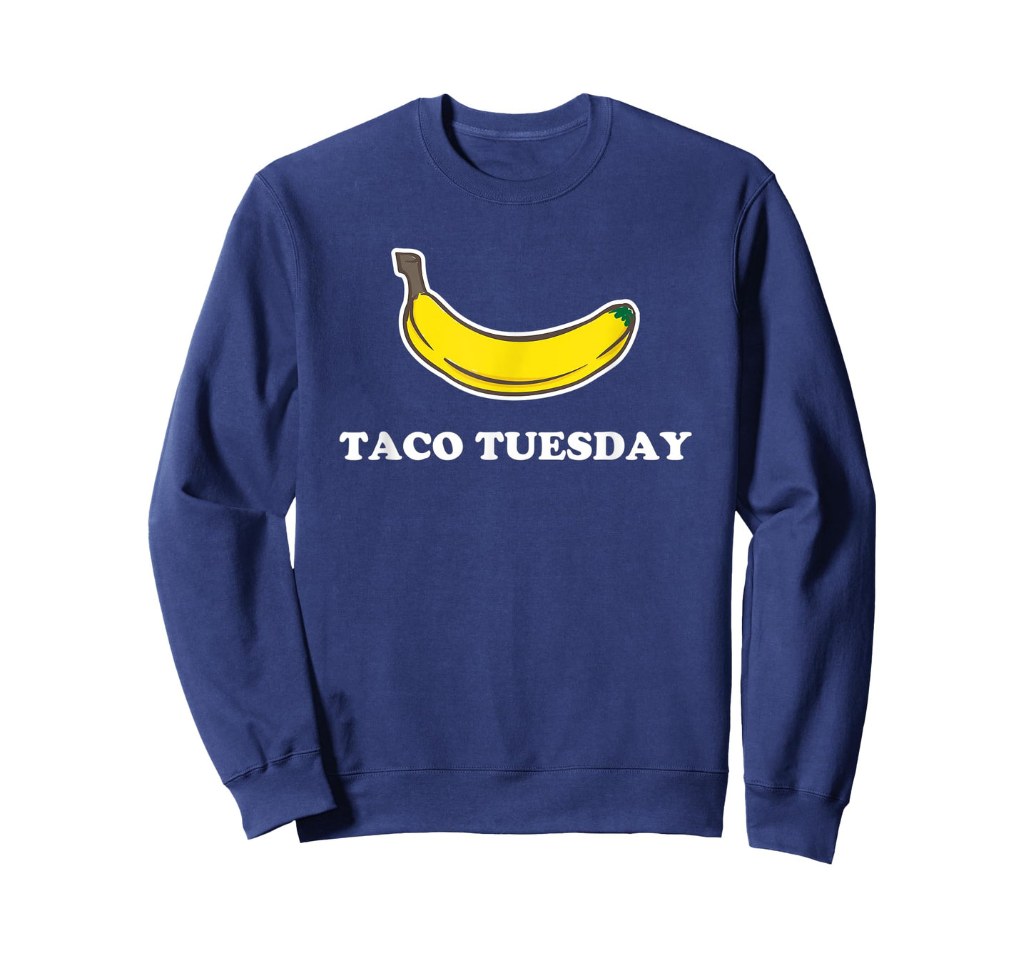 Funny Taco Tuesday Absurd Banana Design T-Shirt