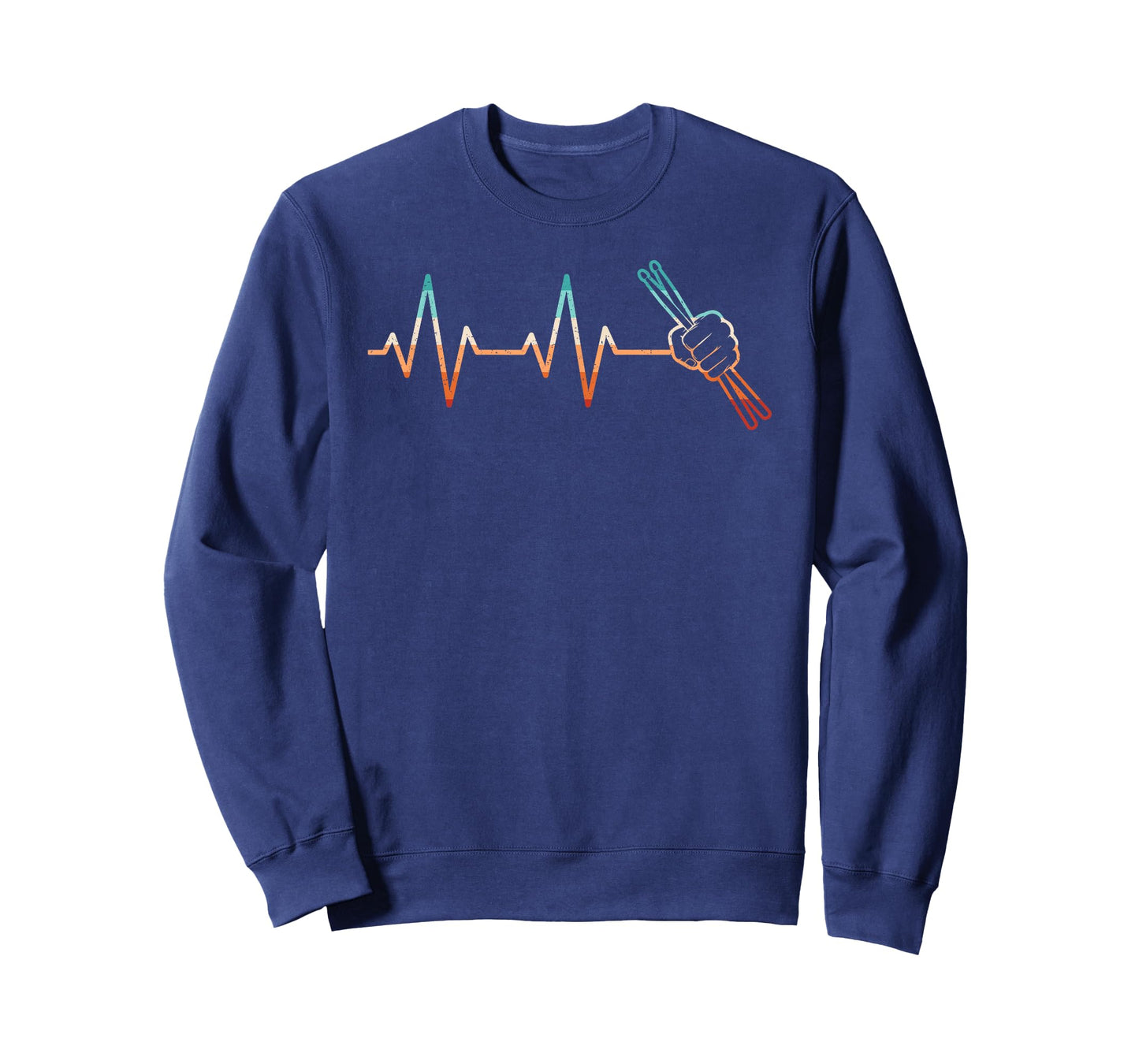 Drummer Heartbeat Funny Drumming Drum Lover Men Women Kids T-Shirt
