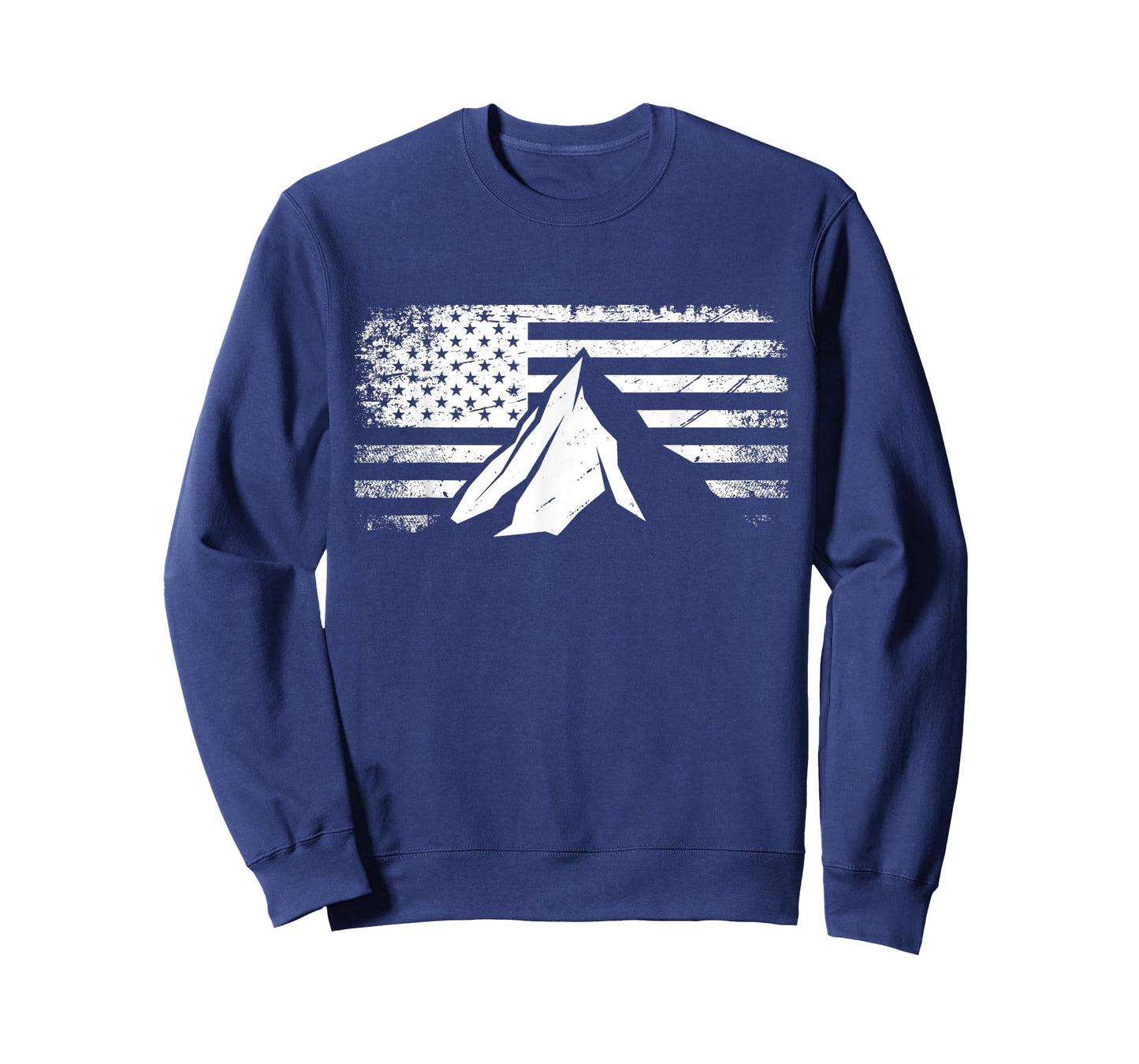 American Flag Outdoor Camping Apparel - Hiking Camping T-Shirt
