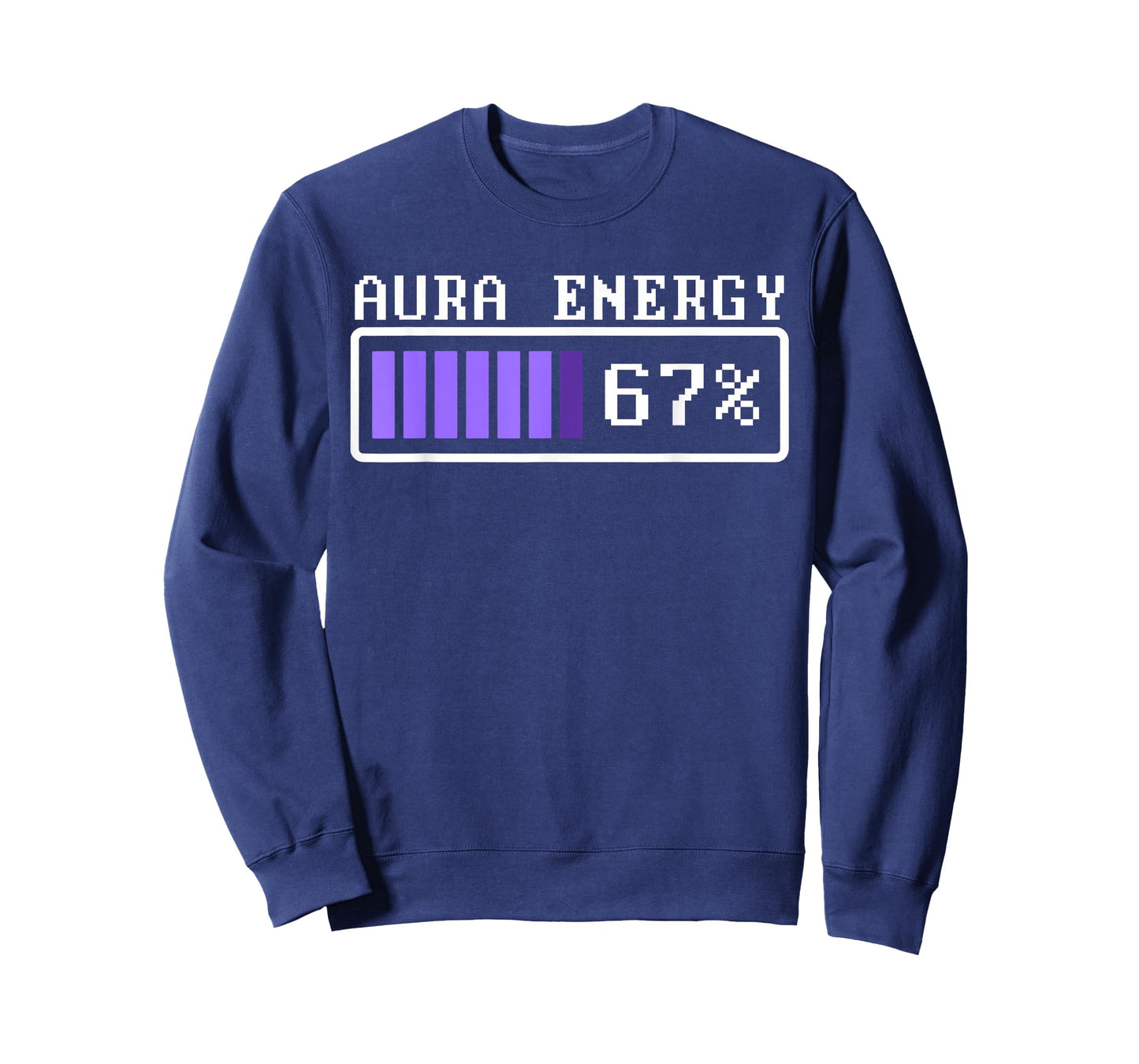 Funny Aura Energy at 67 Six Seven Genz Meme Slang T-Shirt