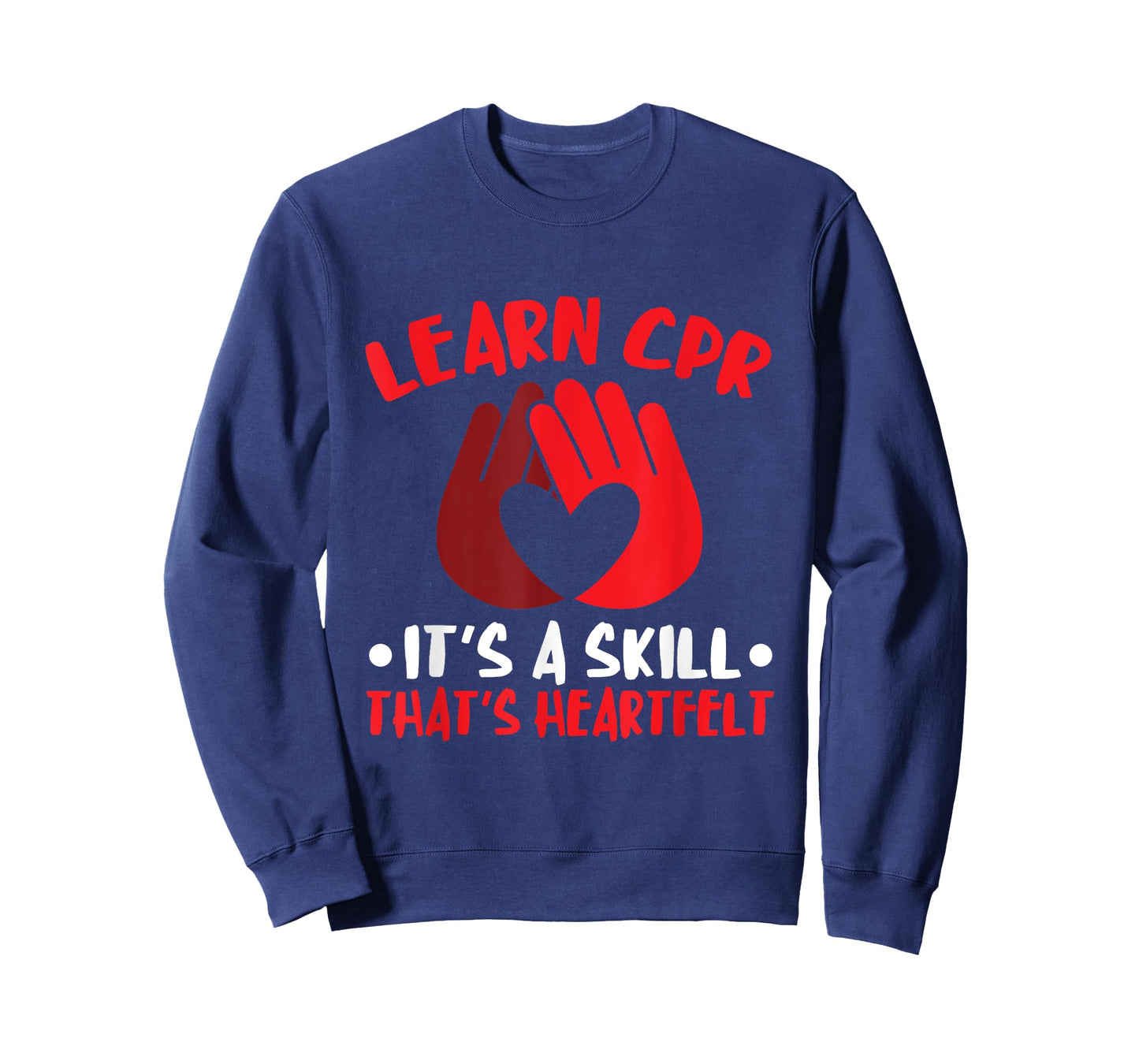 CPR Instructor Heartfelt Skill CPR Trainer AED Instructor T-Shirt