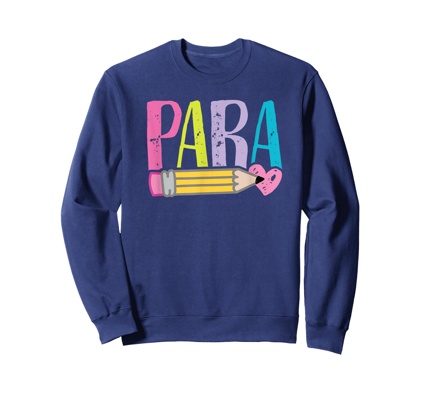 Colorful para Teacher - Paraprofessional Cute Pencil T-Shirt