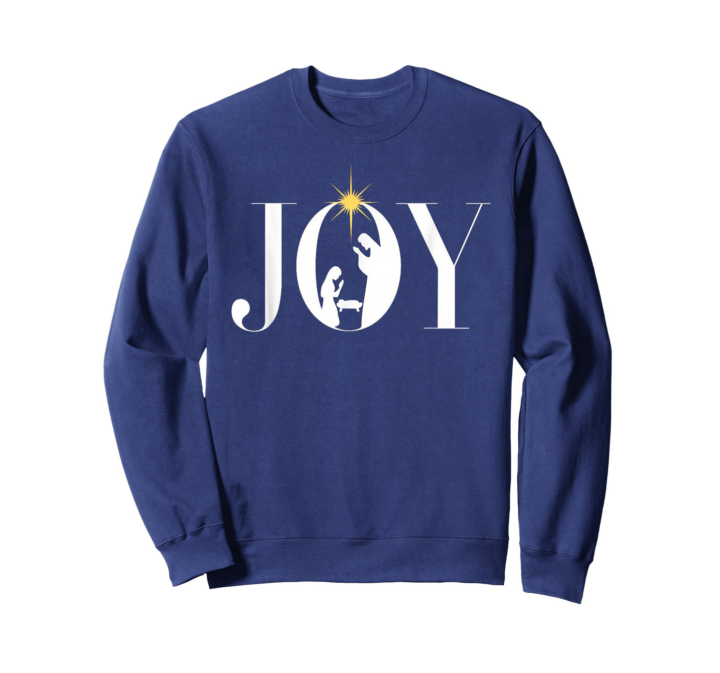 Christian Christmas Joy Jesus Nativity Scene Faith Family T-Shirt