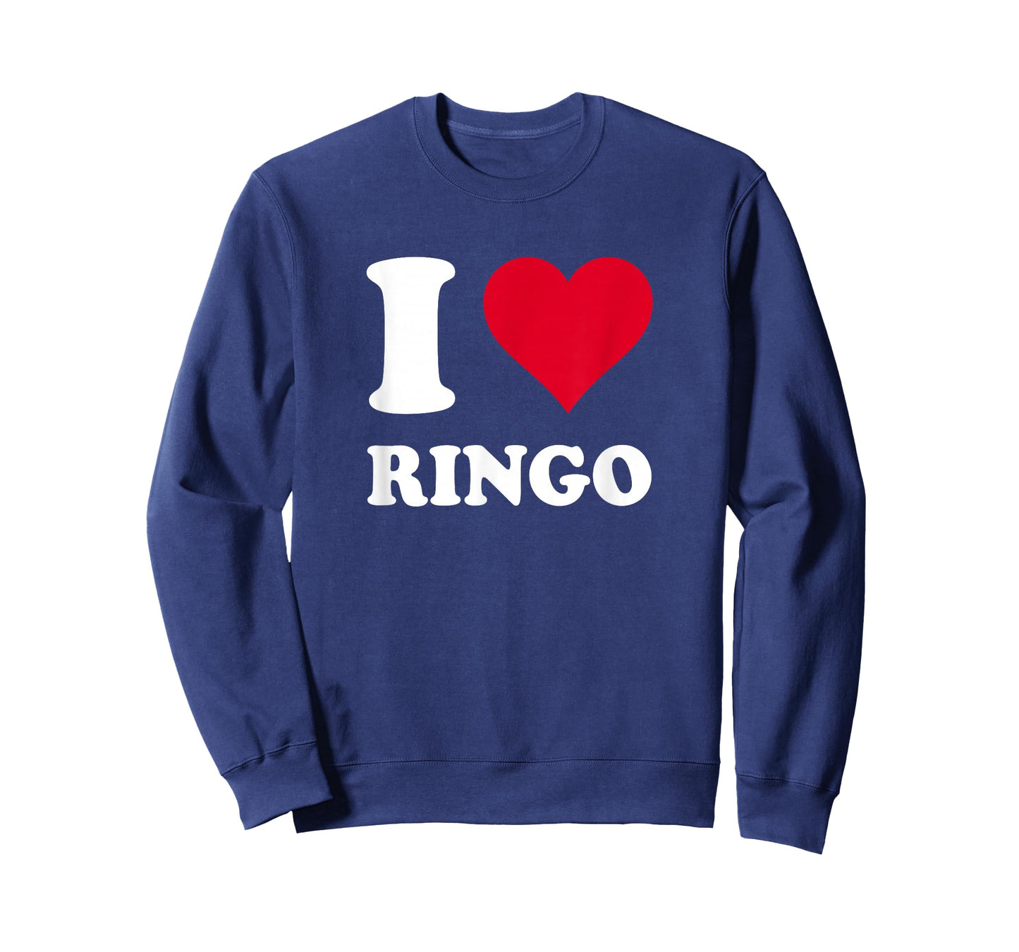 Red Heart I Love Ringo T-Shirt