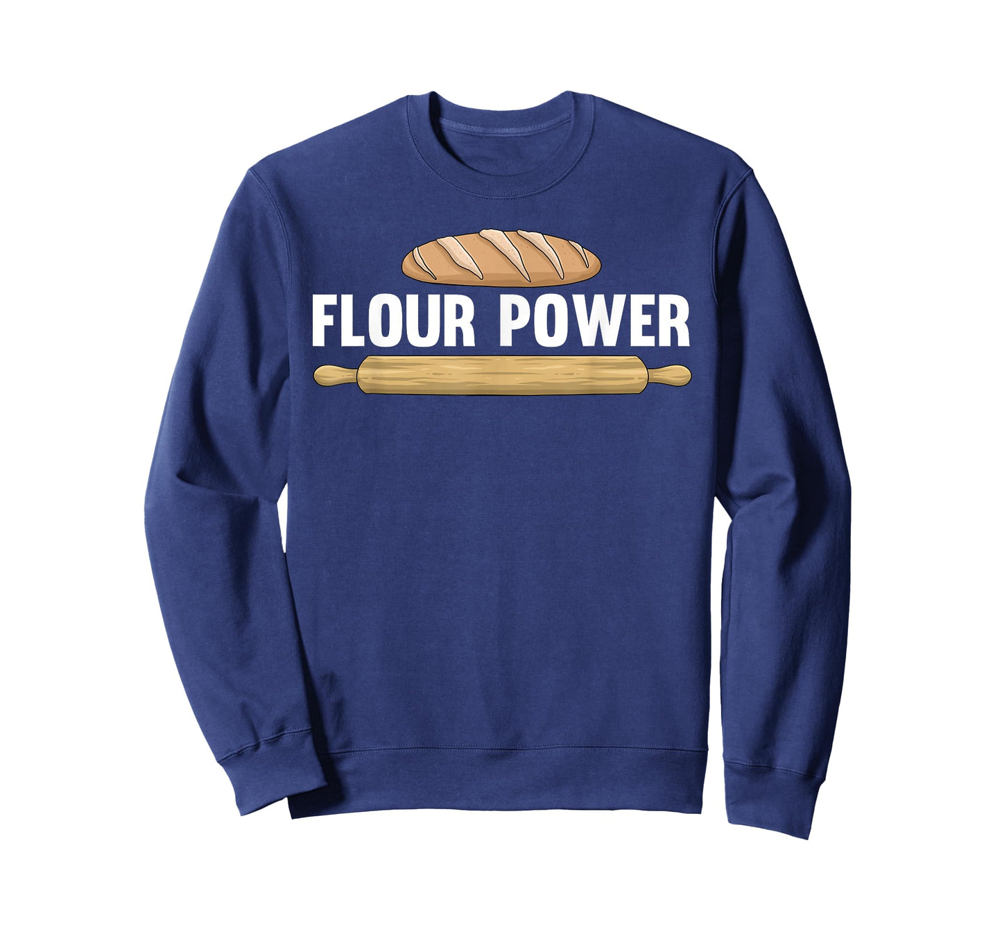 Cool Baking Art For Men Women Flour Power Bread Cookie Baker T-Shirt