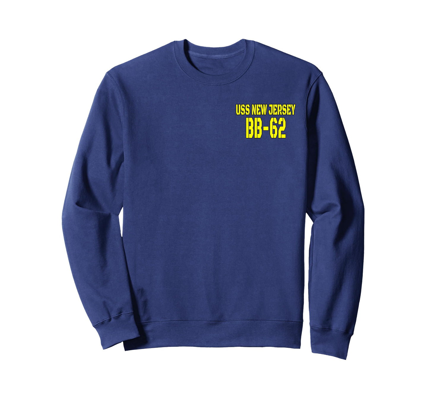 USS New Jersey BB-62 WW2 Battleship Warship Front&Back T-Shirt