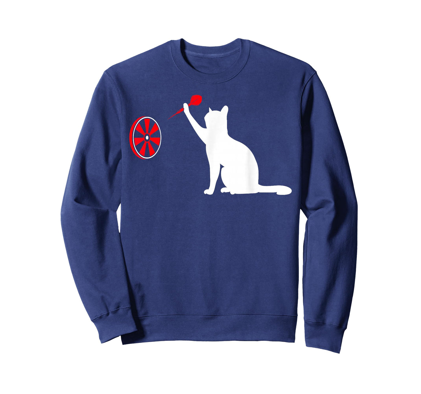 Darts Cat - Funny Dart Throwing Cat Dart and Cat Lover T-Shirt