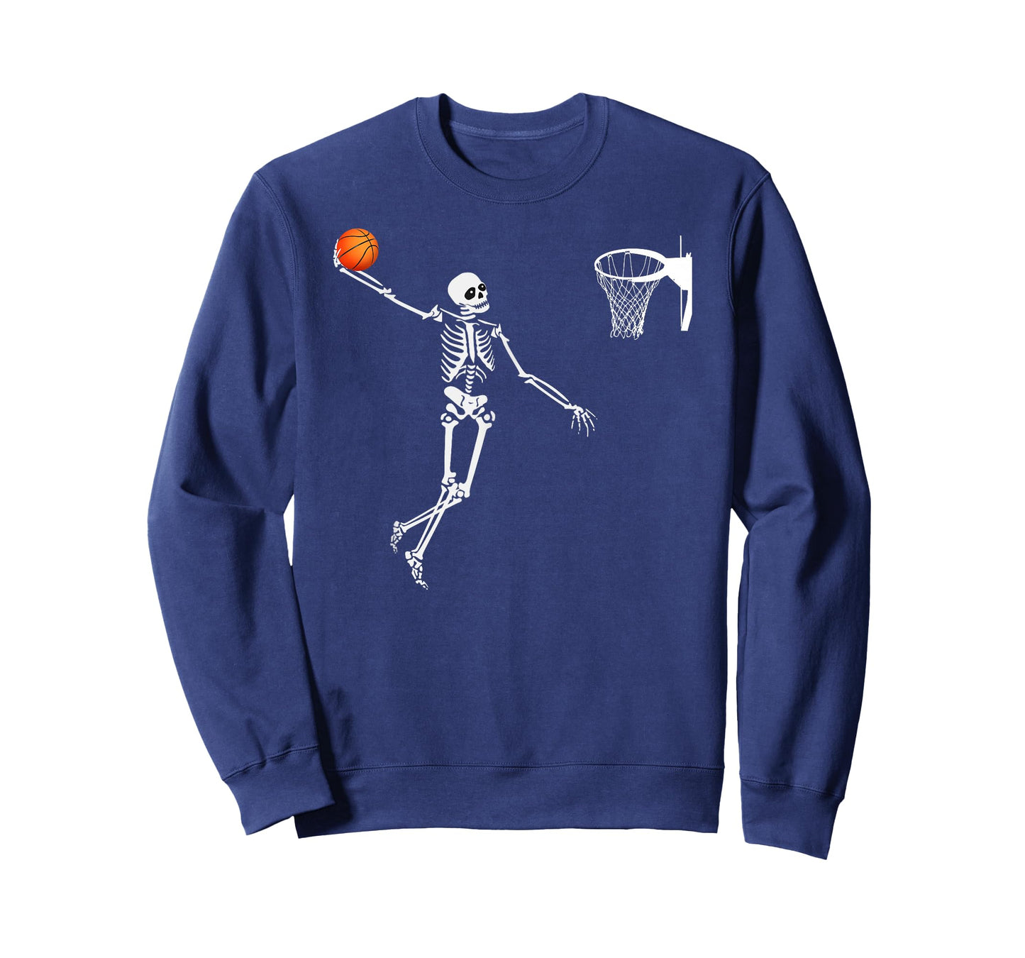 Basketball Skeleton Halloween Shirt Art-Dunking Skeleton T-Shirt