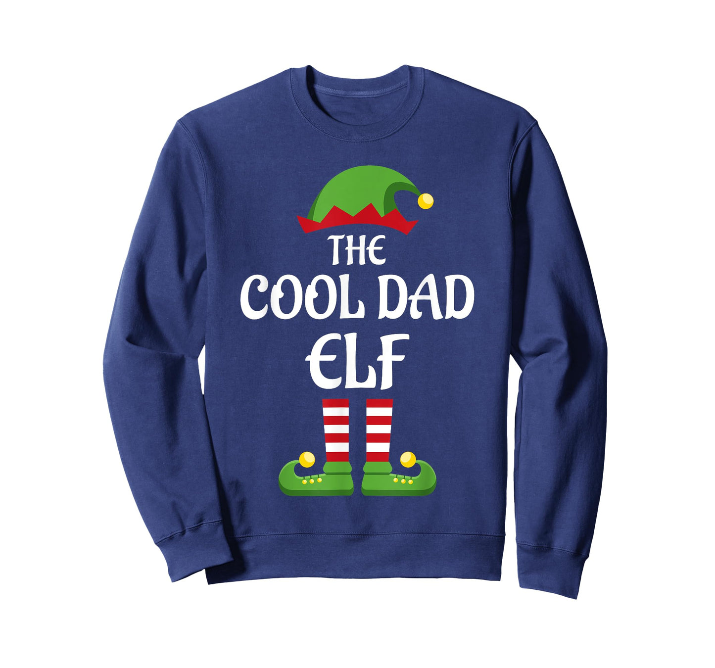 Cool Dad Elf Family Matching Group Christmas T-Shirt