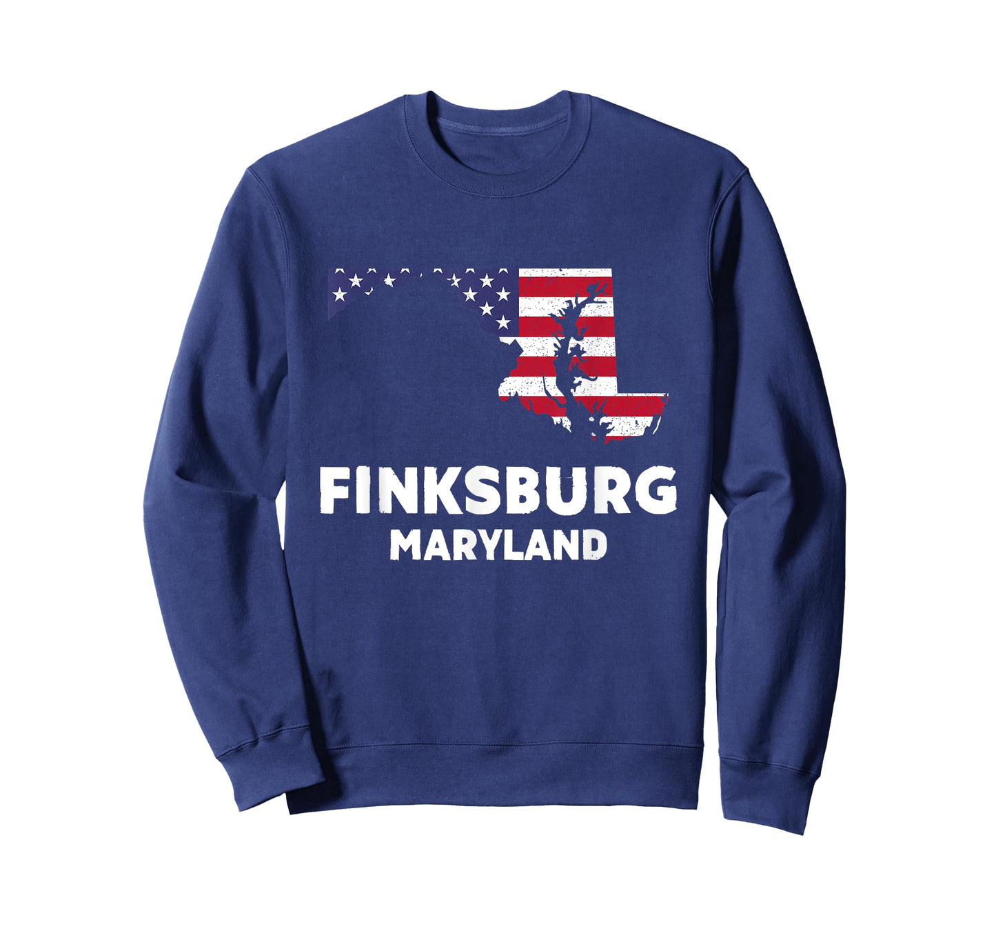 Distressed Patriotic USA Flag Finksburg, Maryland T-Shirt