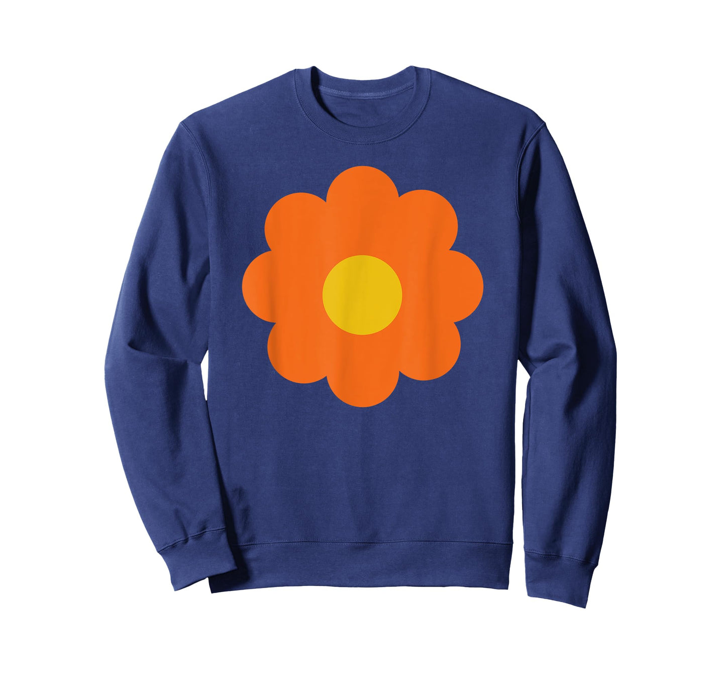 Comic Flower in Orange Art Graphic for Men Women Children T-Shirt