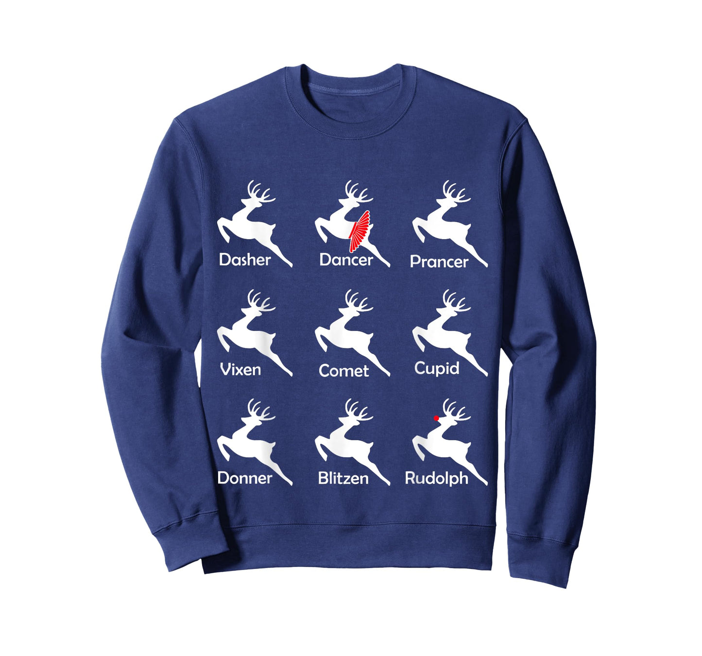 Christmas Reindeer Dancer Ballet Ballerina Dance Teacher T-Shirt