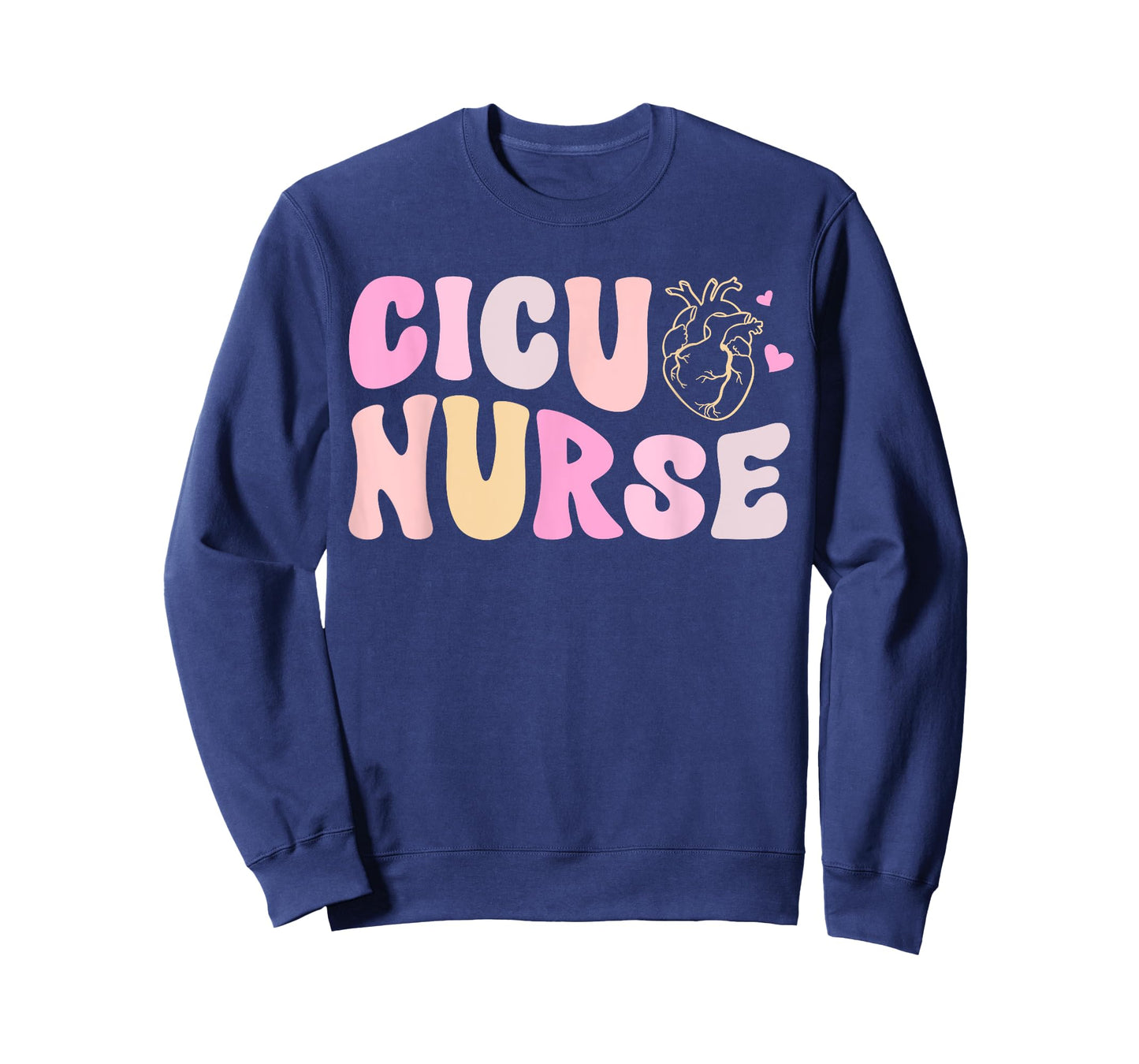 CICU Nurse Groovy Cardiac Intensive Care Unit Appreciation T-Shirt