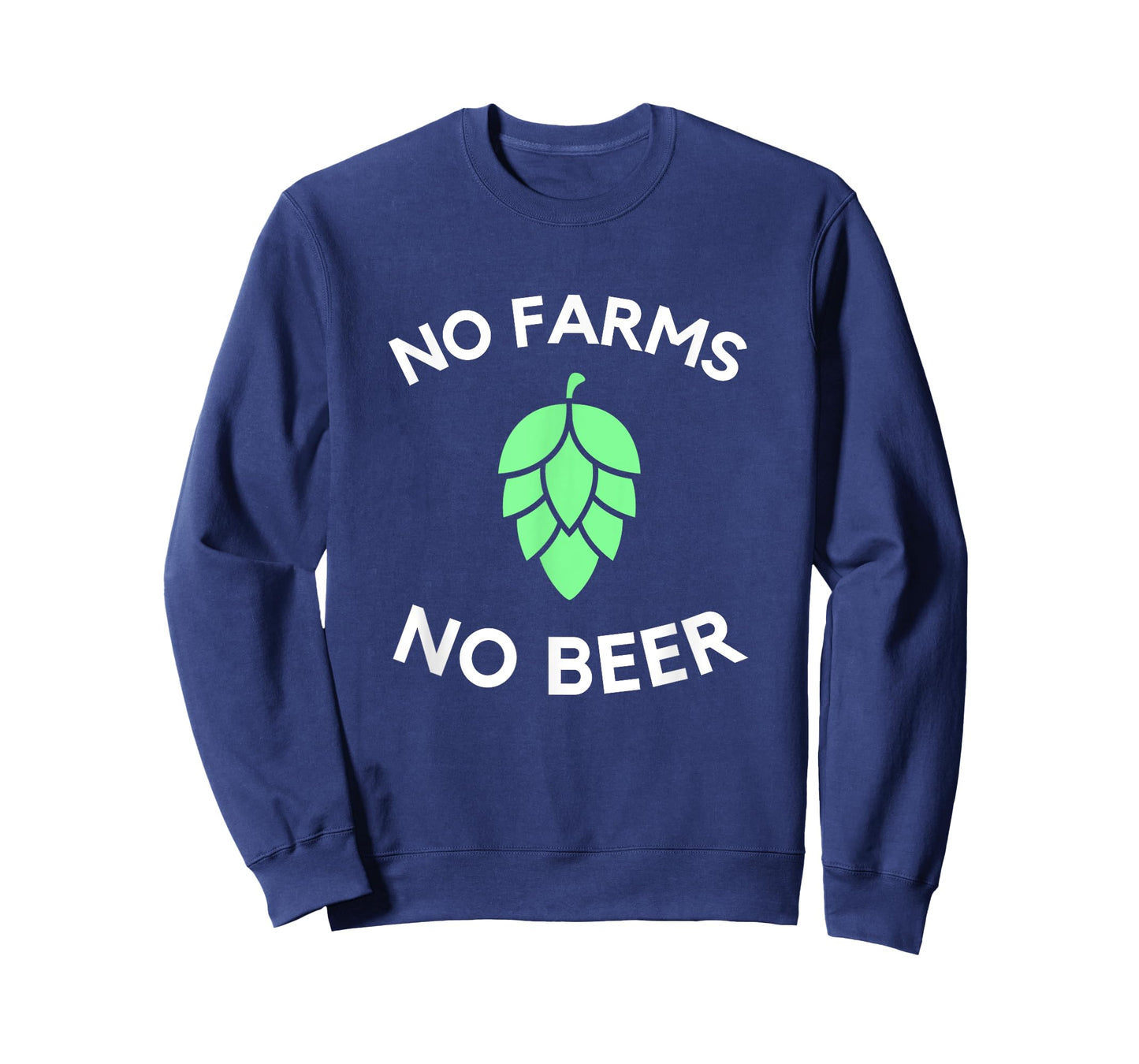 Craft Beer Hop Farmer T-Shirt | No Farms No Beer Tee