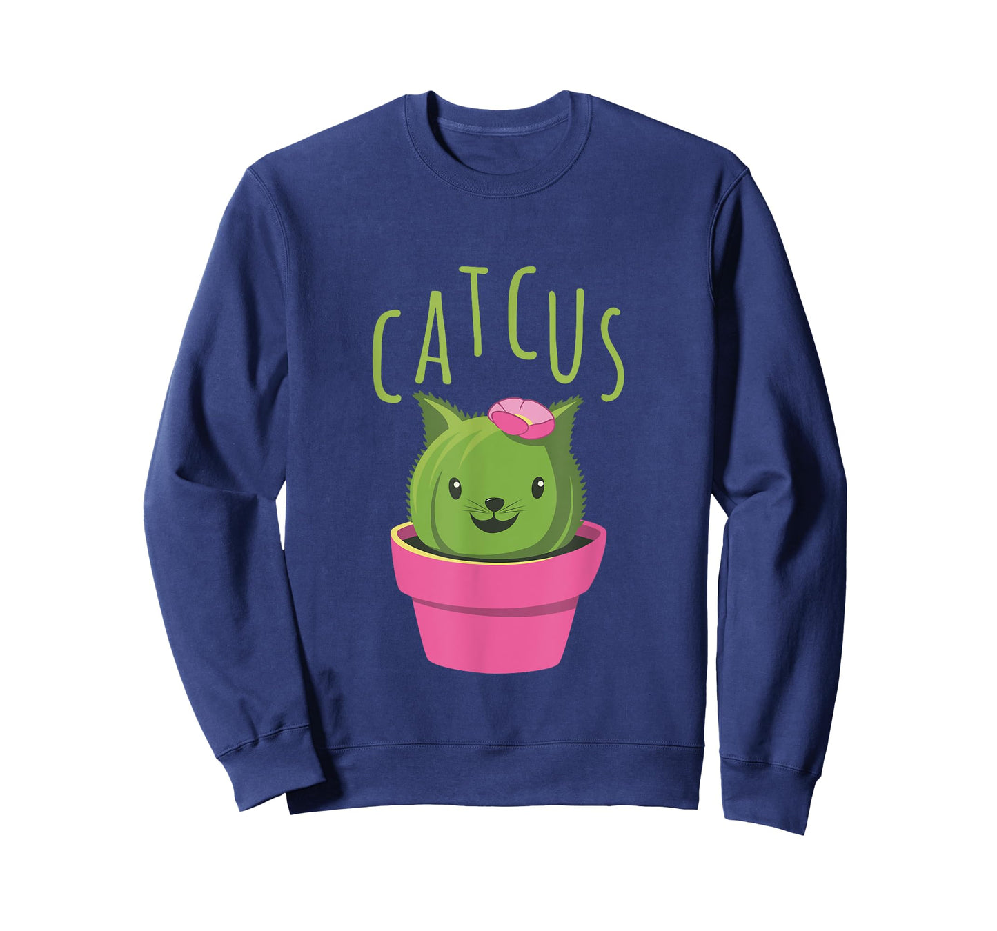 Cute Catcus T-Shirt Cat And Cactus Tee T-Shirt for Men Women Kids