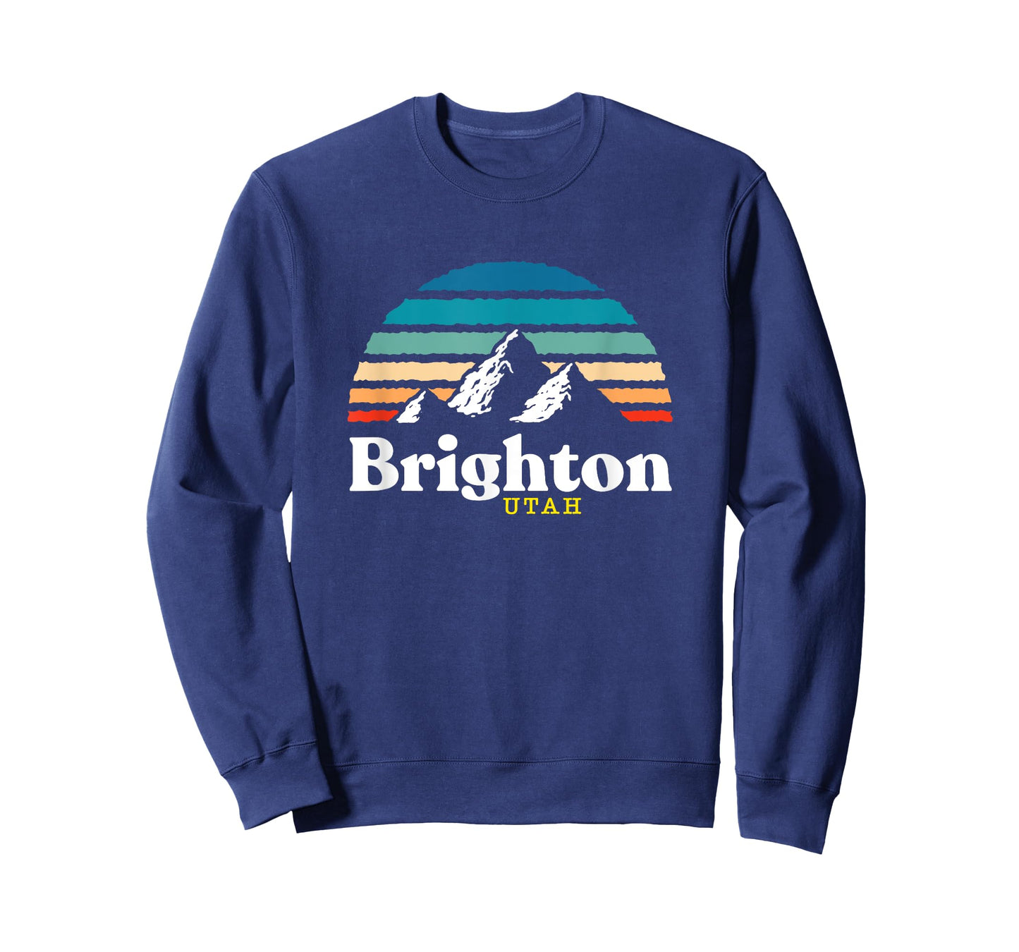 Brighton, Utah - USA Ski Resort 1980s Retro T-Shirt
